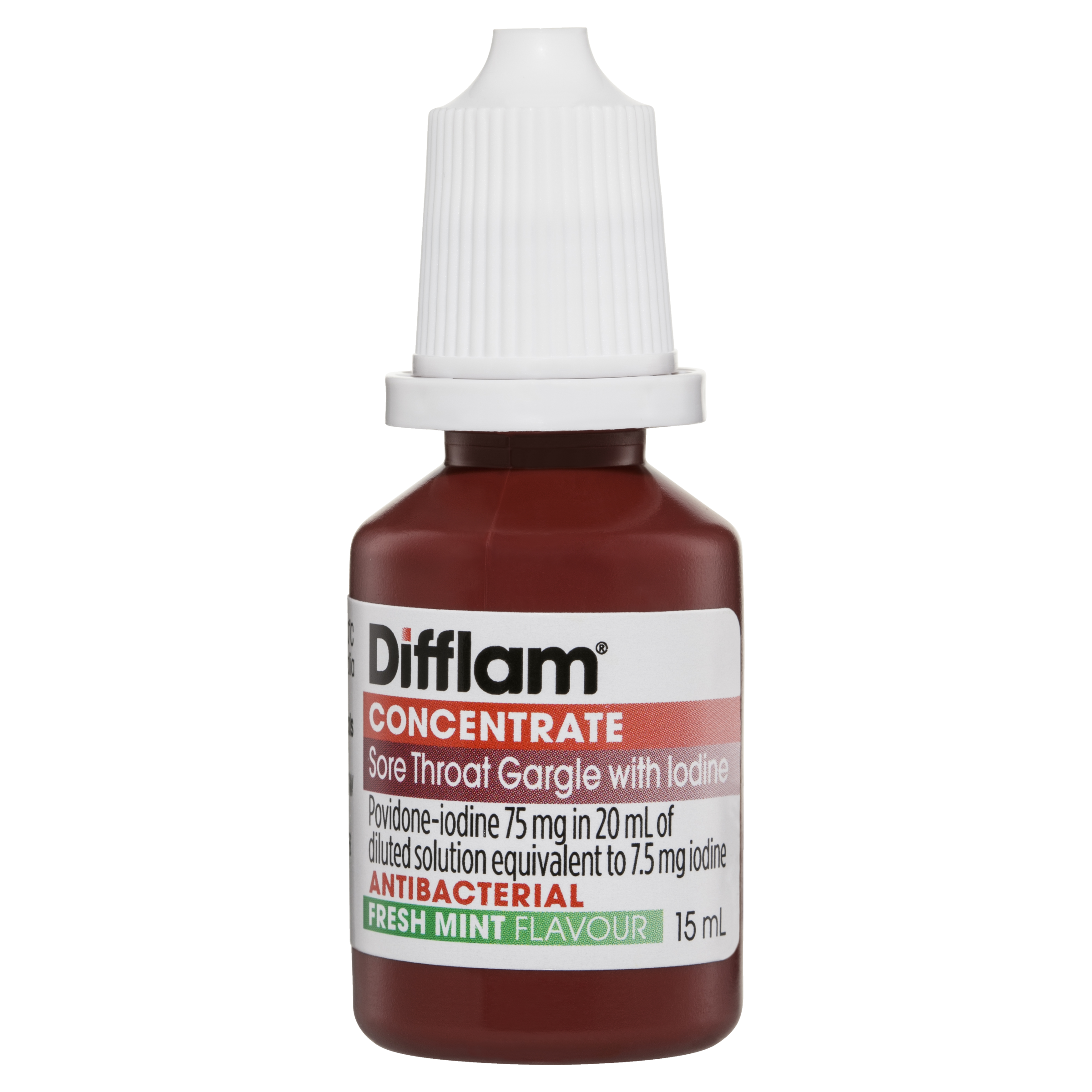DIFFLAM THROAT GARGLE IODINE 15ML - Image 5