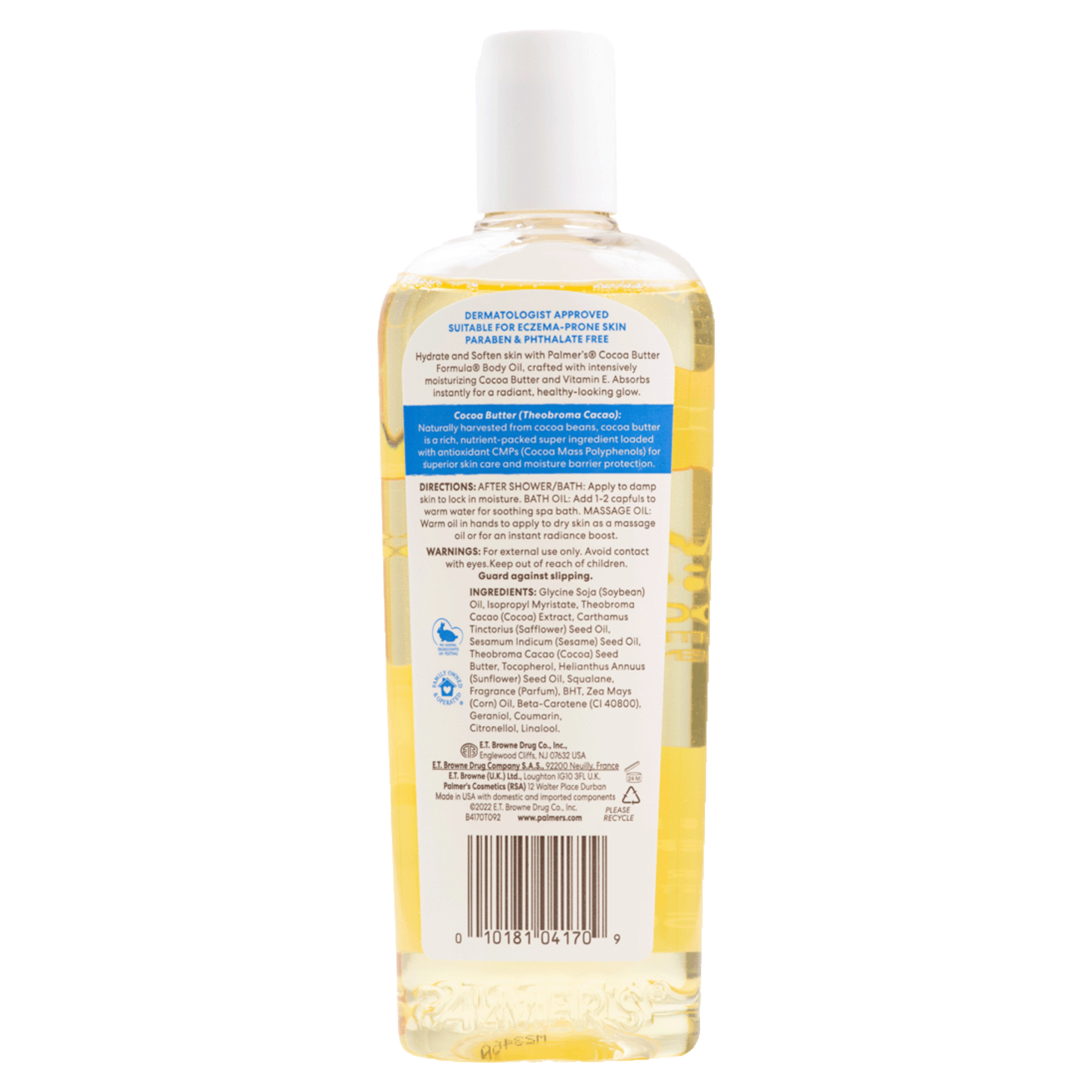PALMERS COCOA BUTTER MOISTURISING OIL 250ML - Image 2