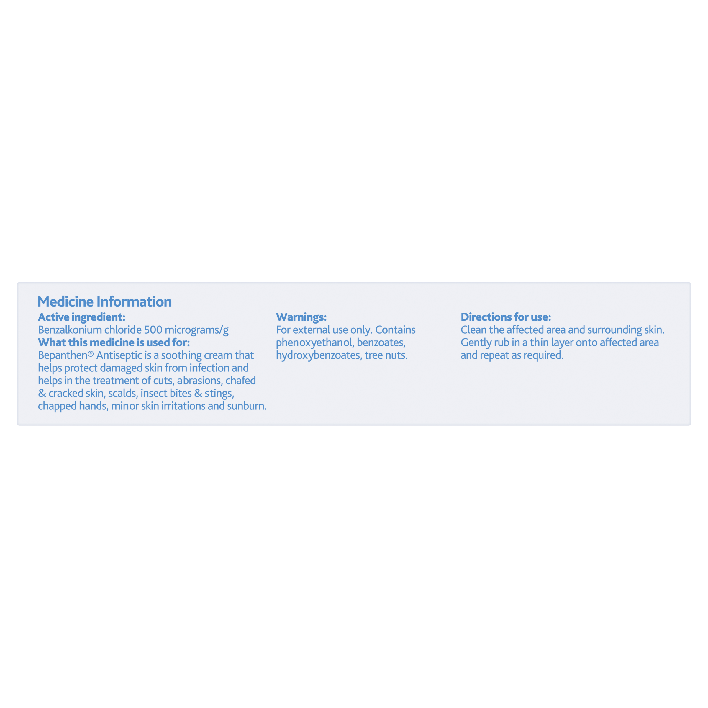 BEPANTHEN ANTISEPTIC CREAM 50G - Image 7