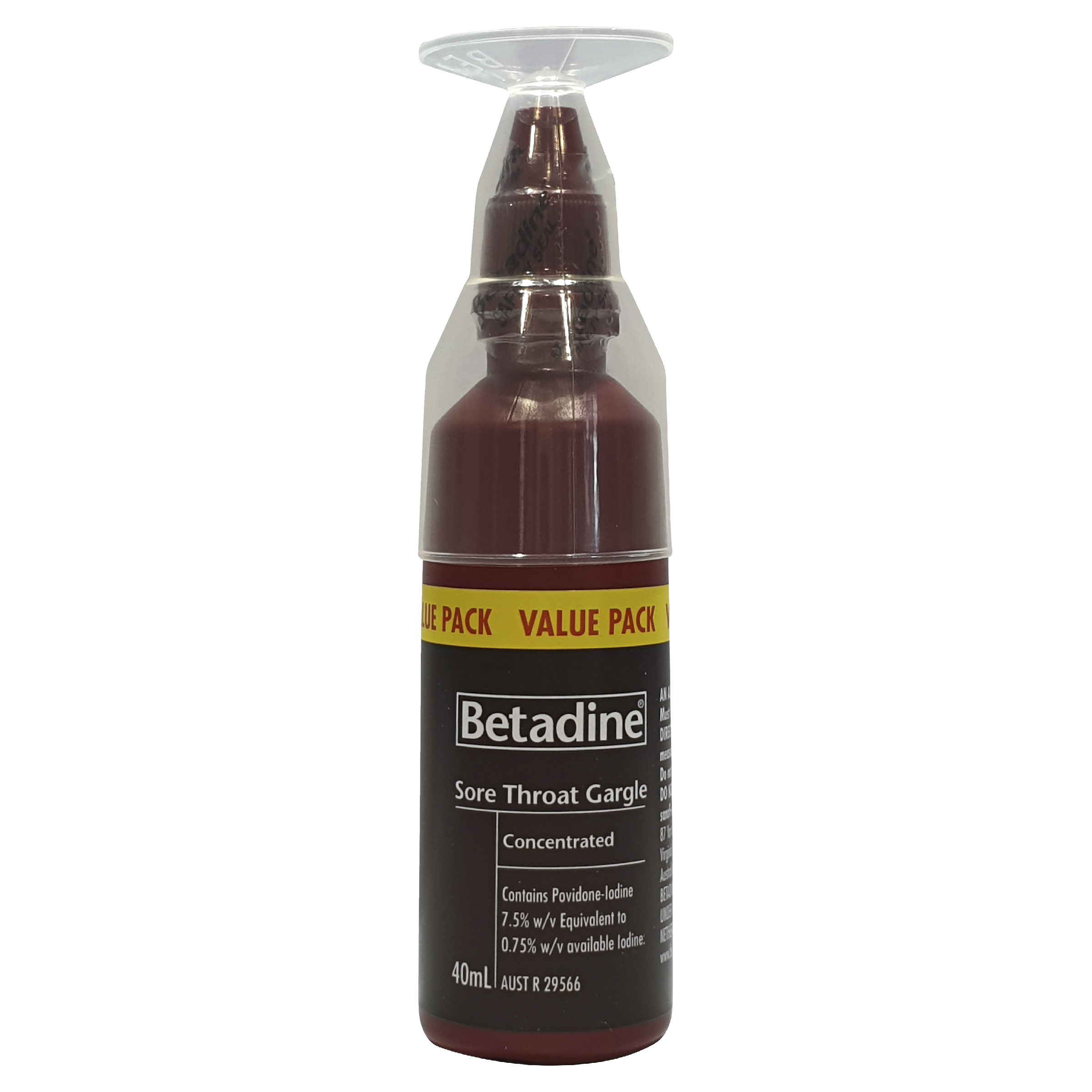 BETADINE SORE THROAT GARGLE CONCENTRATE VALUE PACK 40ML - Image 3