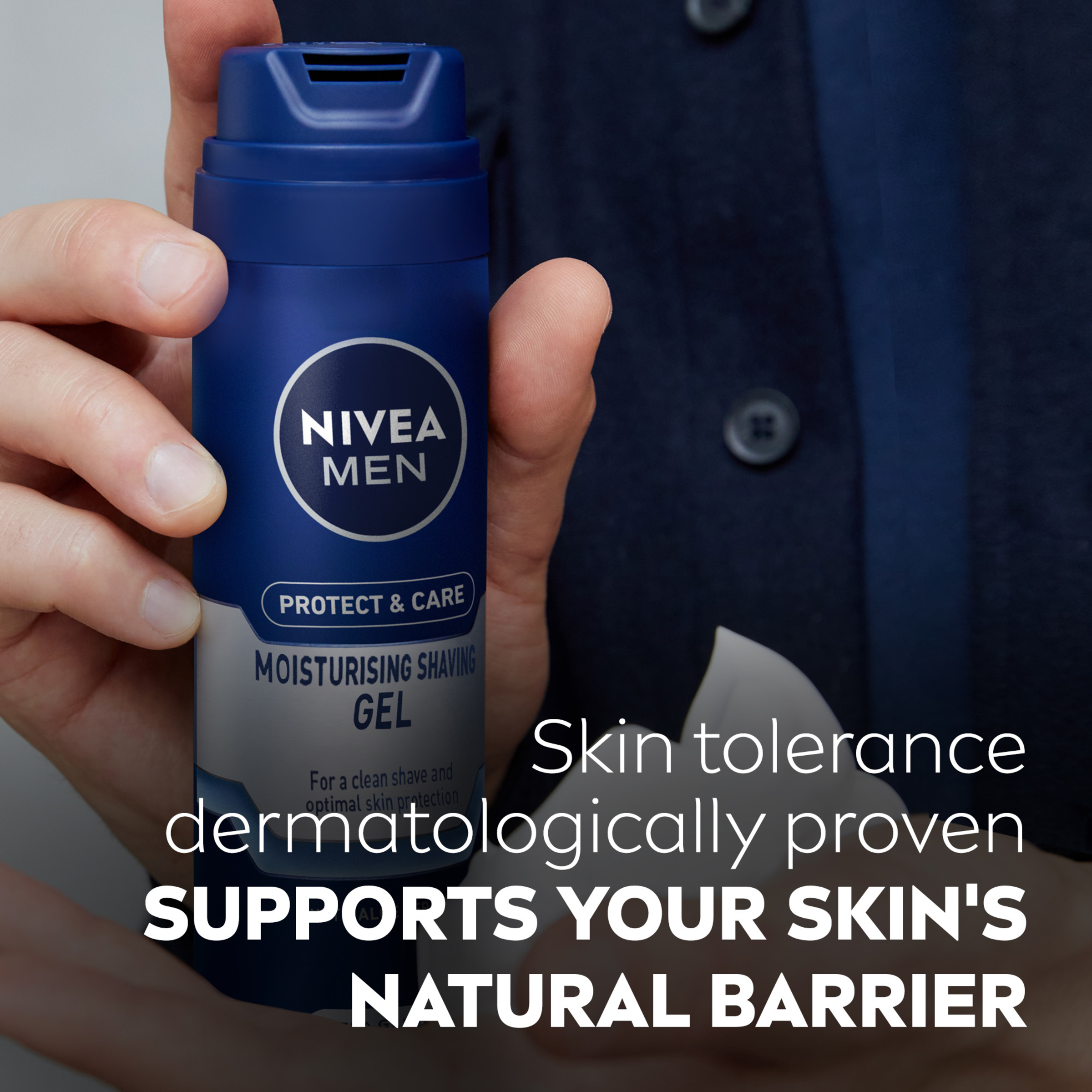 NIVEA MEN SHAVING GEL MOISTURISING 200ML - Image 7