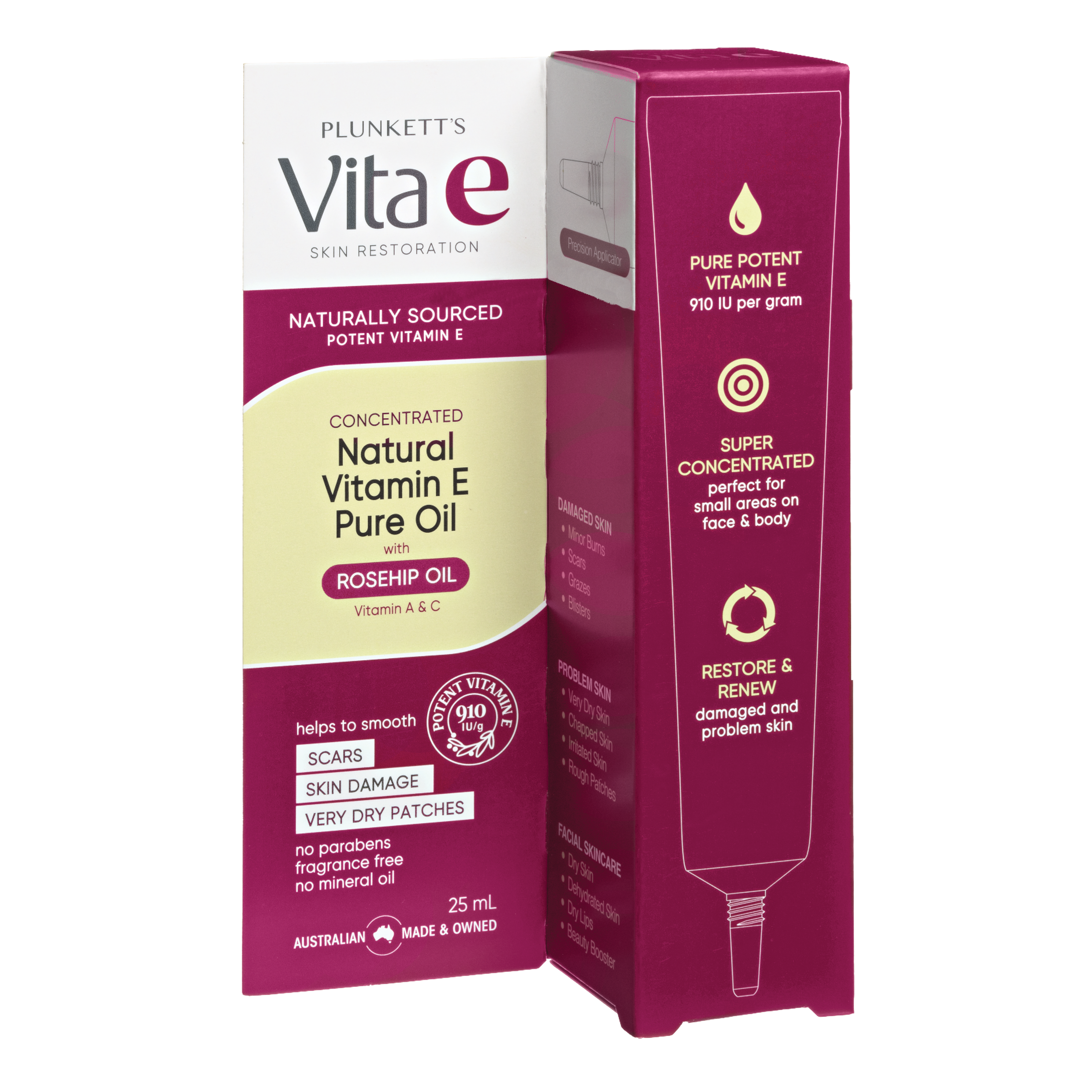 PLUNKETTS VITA E SUPER CONCENTRATED VITAMIN E OIL 25ML - Image 6