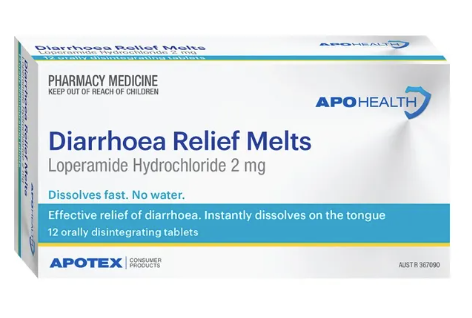 APOHEALTH DIARRHOEA RELIEF 12 MELTS