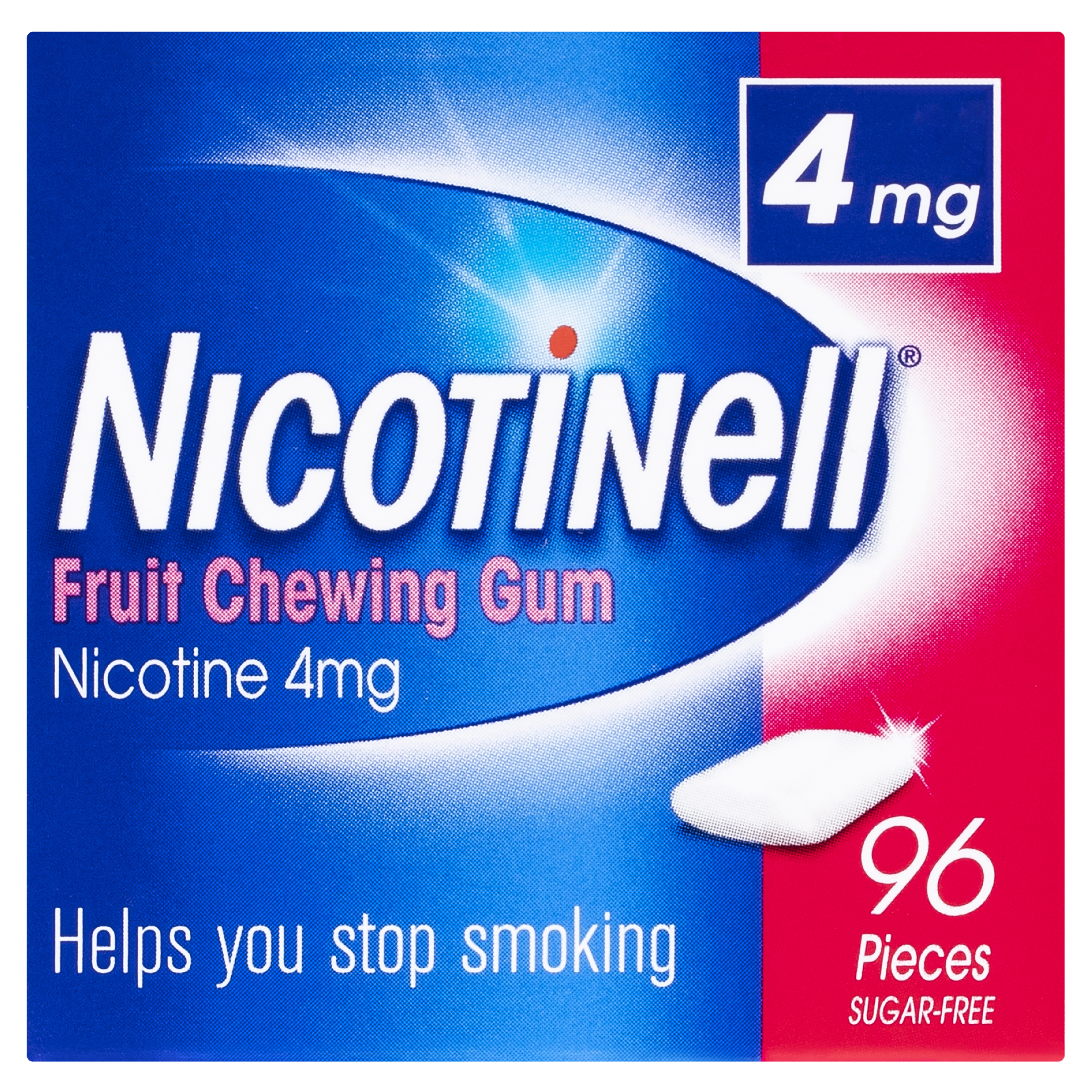 NICOTINELL FRUIT 4MG GUM 96 PACK - Image 5