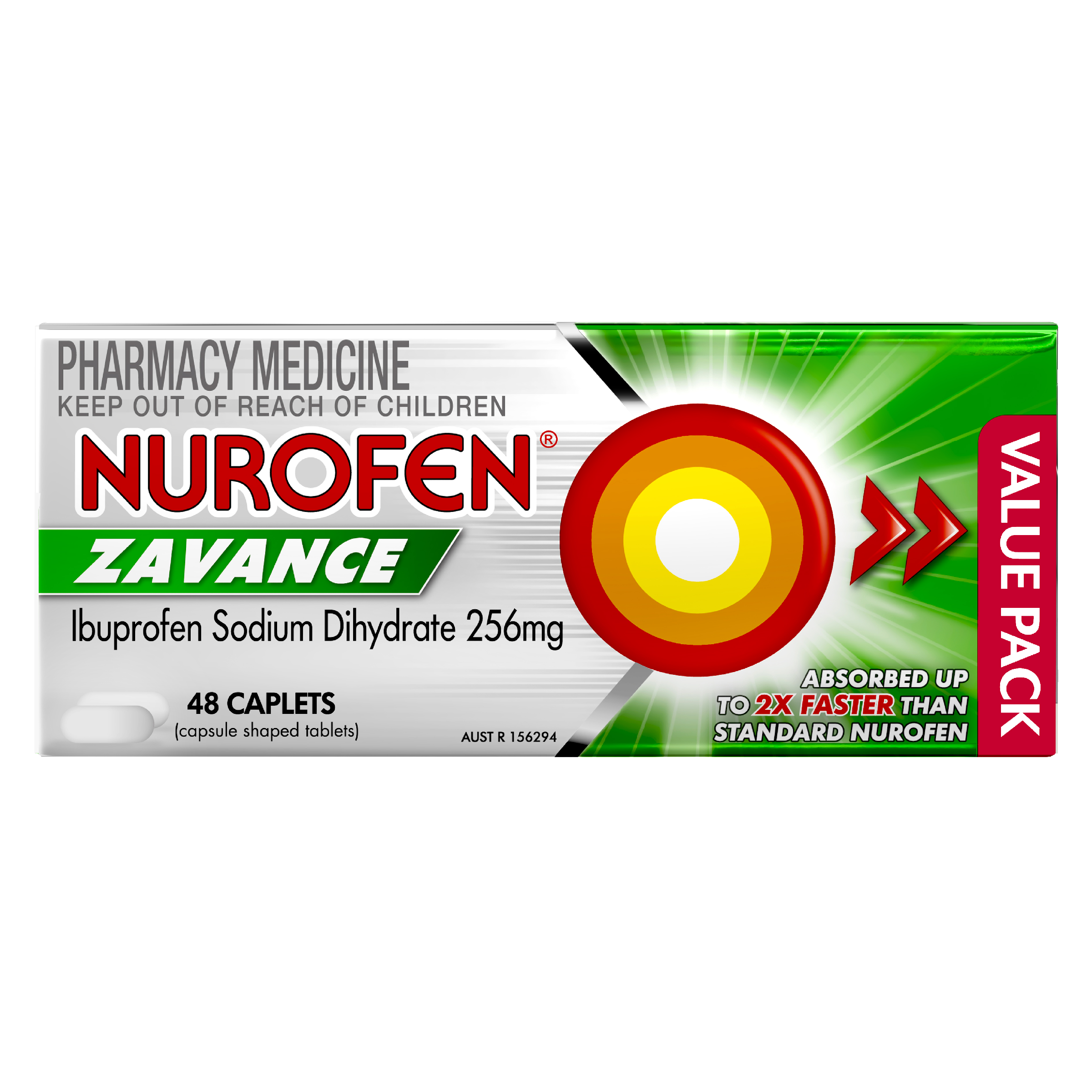 NUROFEN ZAVANCE 48 CAPLETS - Image 2