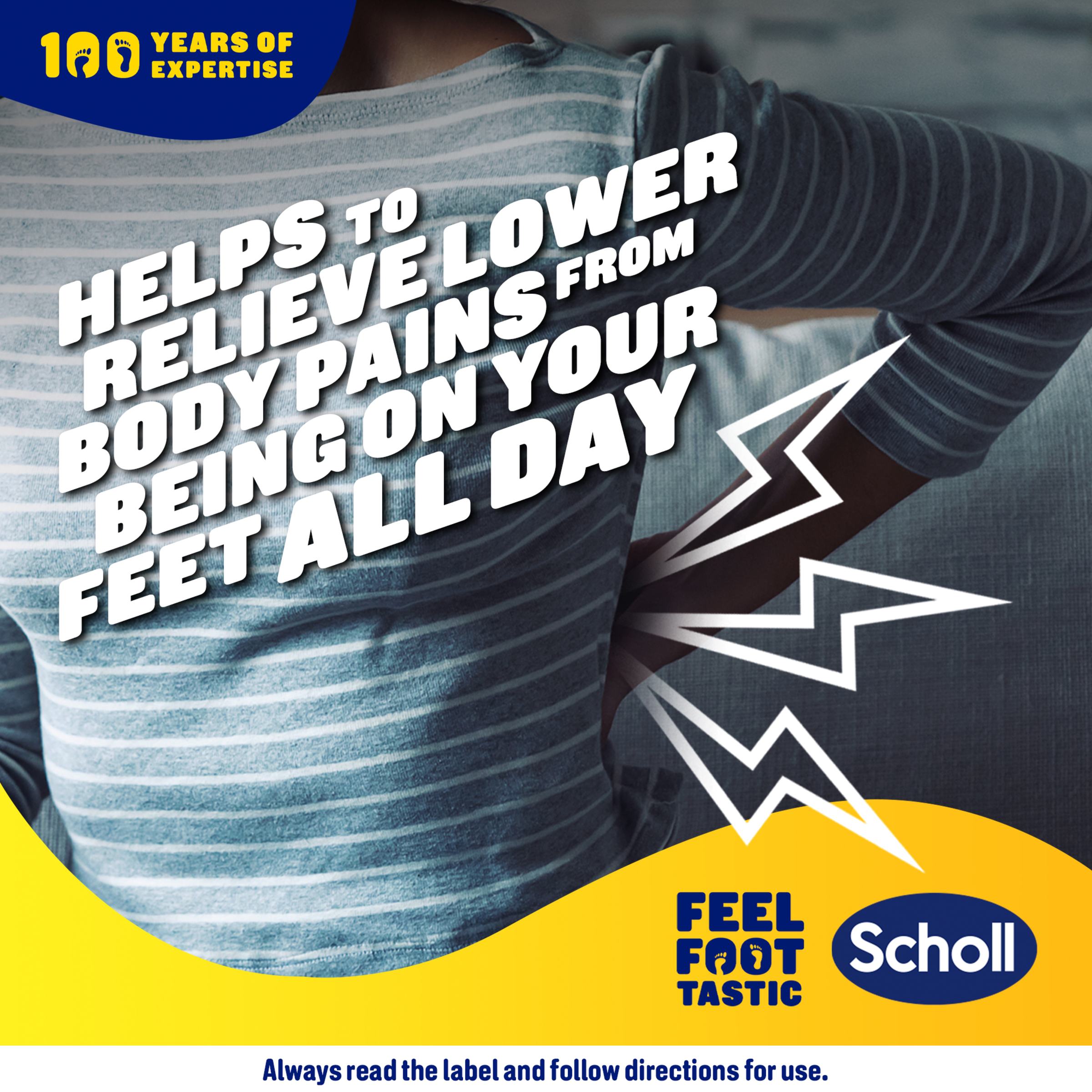 SCHOLL IN BALANCE LOWER BACK ORTHOTIC INSOLES L - Image 6