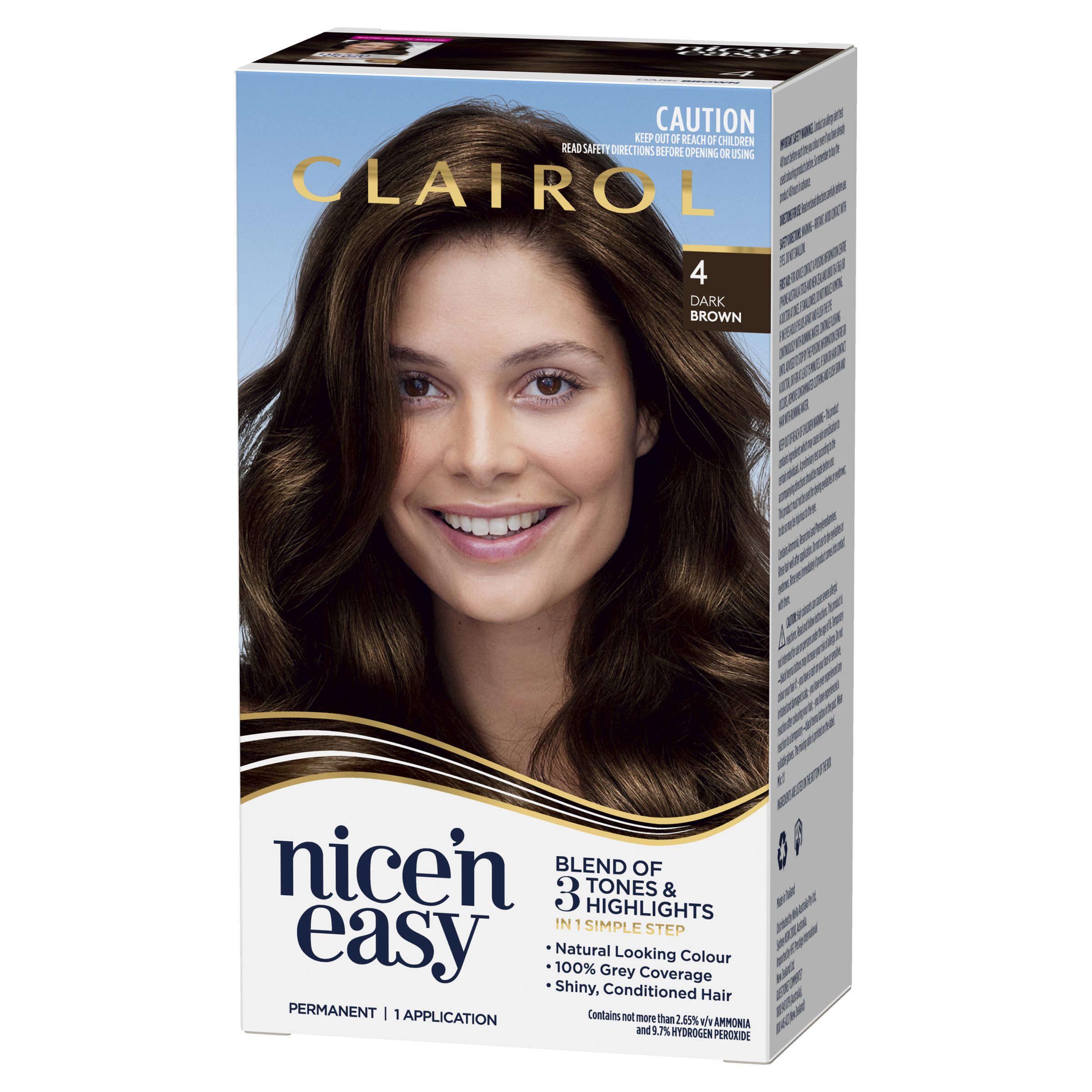 CLAIROL NICE N EASY 4 DARK BROWN - Image 8