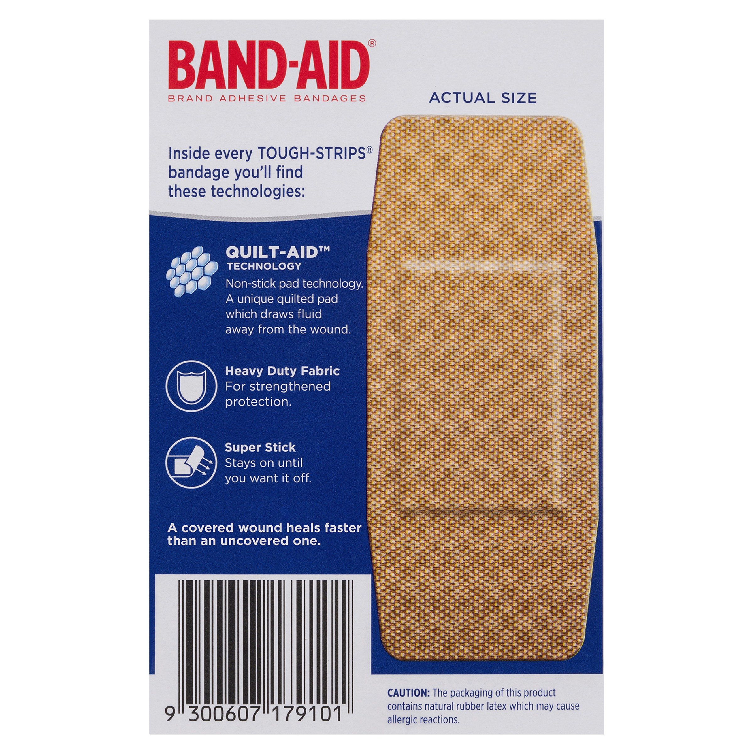 BAND-AID TOUGH STRIPS EXTRA LARGE 10 PACK - Image 4
