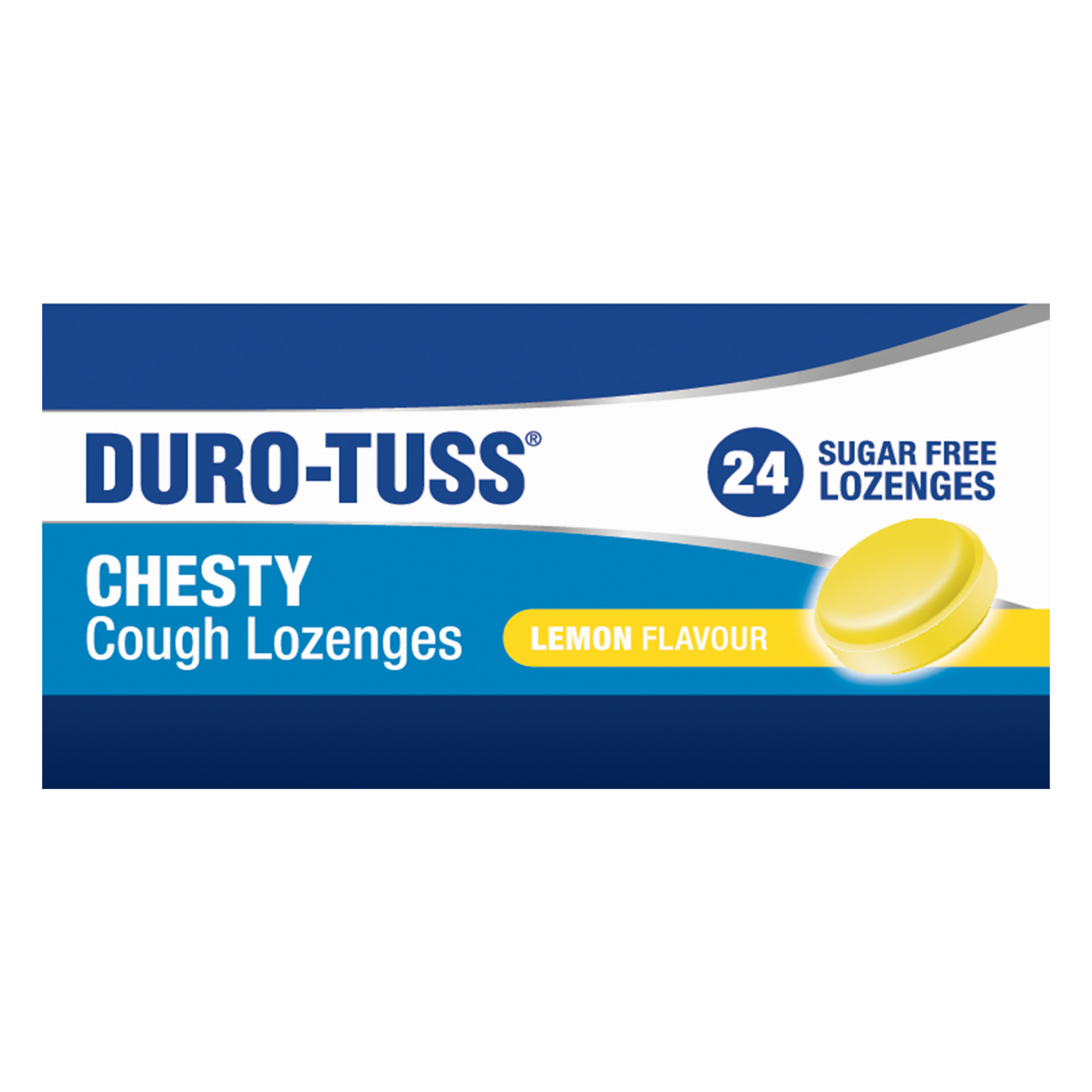 DURO-TUSS CHESTY COUGH LEMON SUGAR FREE 24 LOZENGES - Image 3