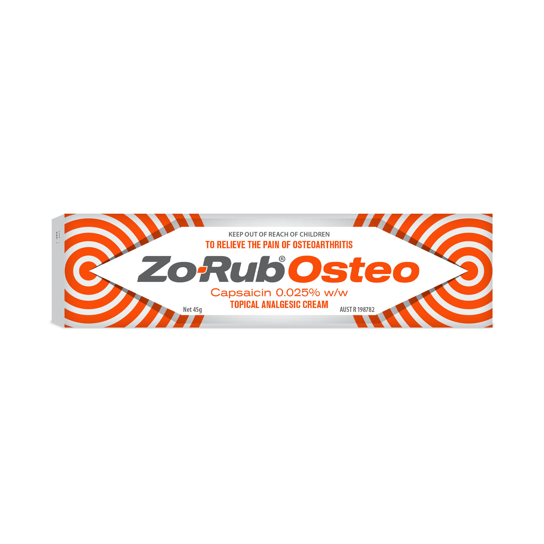 ZORUB OSTEO 0.025% TOPICAL 45G CREAM 