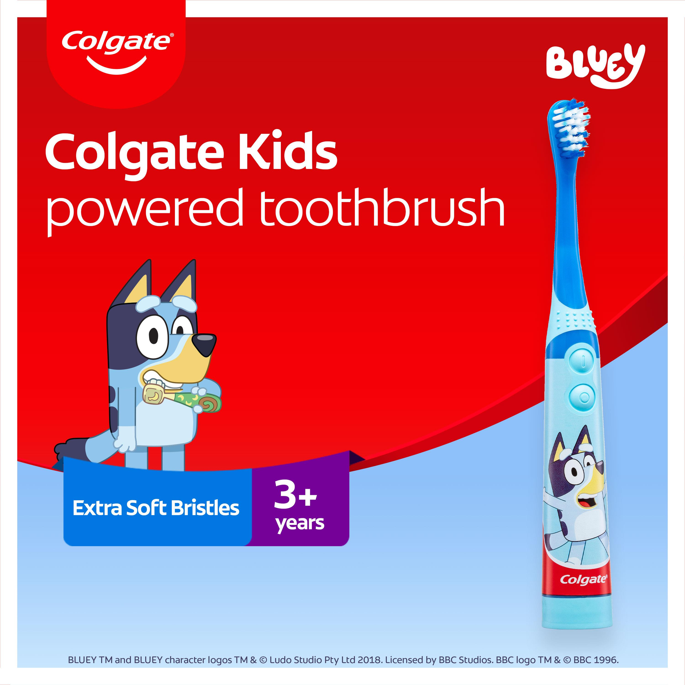 COLGATE TOOTHBRUSH KIDS POWER SONIC BLUEY EXTRA SOFT 1 PACK - Image 4
