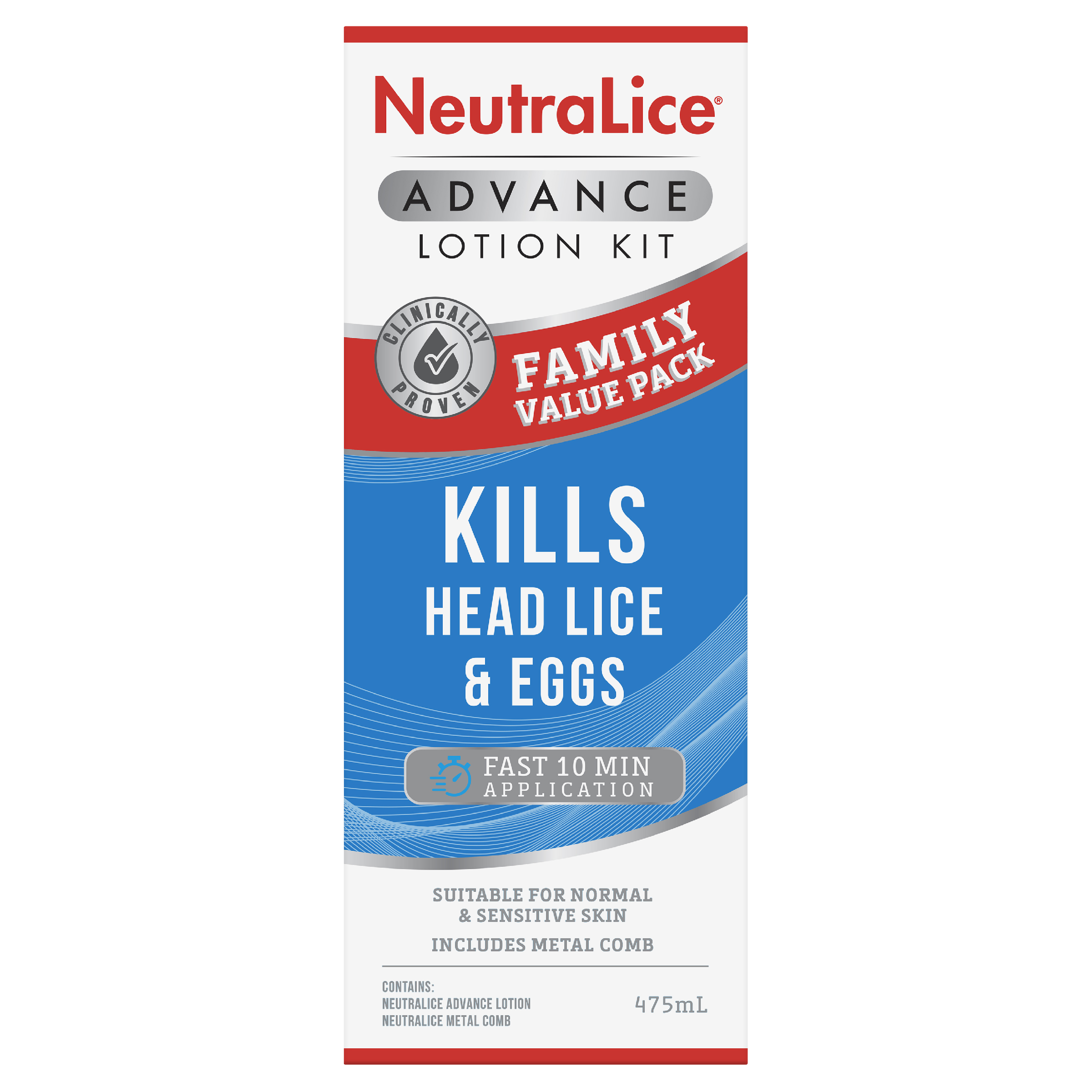 NEUTRALICE HEAD LICE FAMILY VALUE PACK 475ML - Image 4