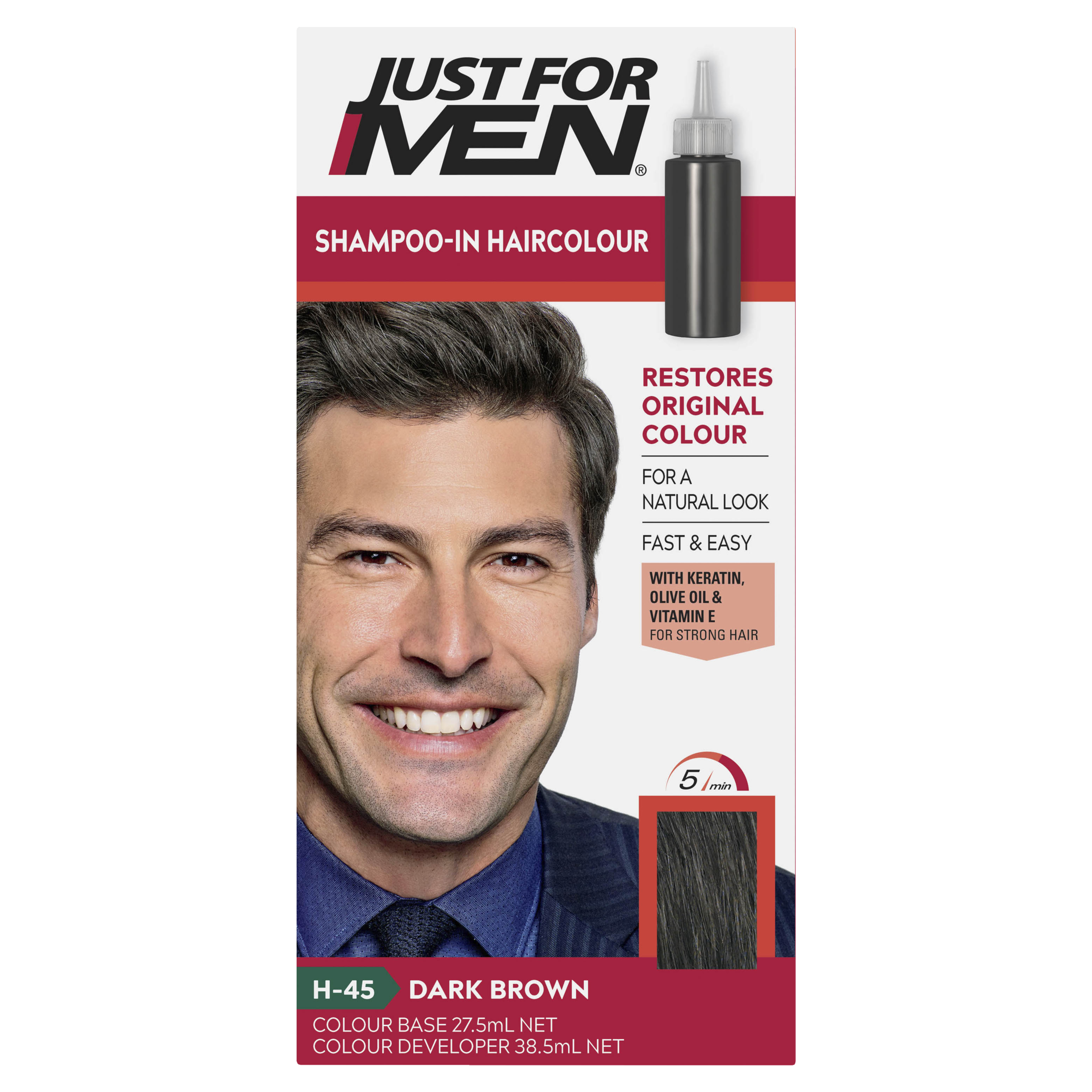 JUST FOR MEN DARK BROWN - Image 2