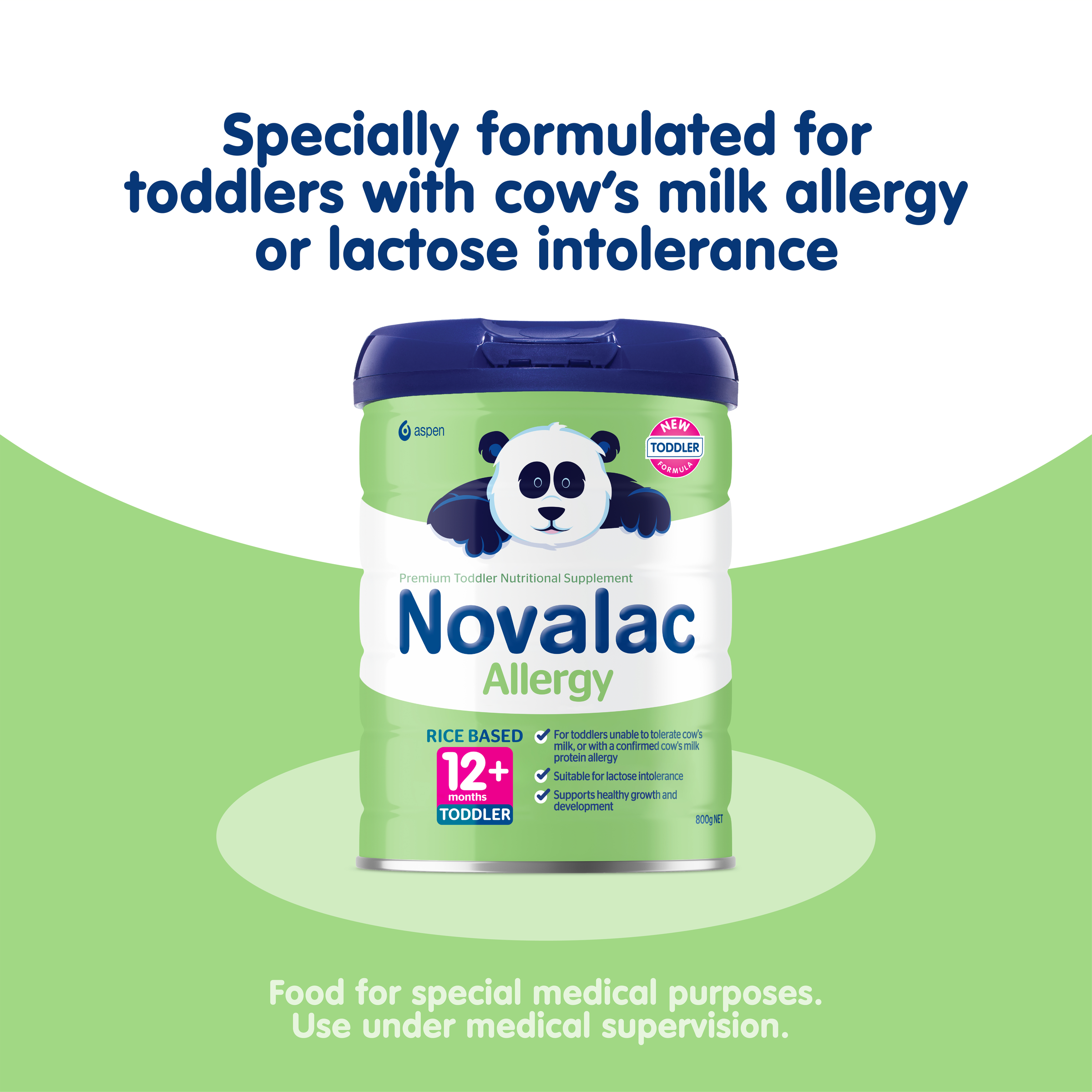 Novalac Allergy Rice Based Toddler Formula 12 Months+ 800g - Image 4