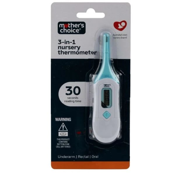 Mothers Choice 3 In 1 Nursery Thermometer