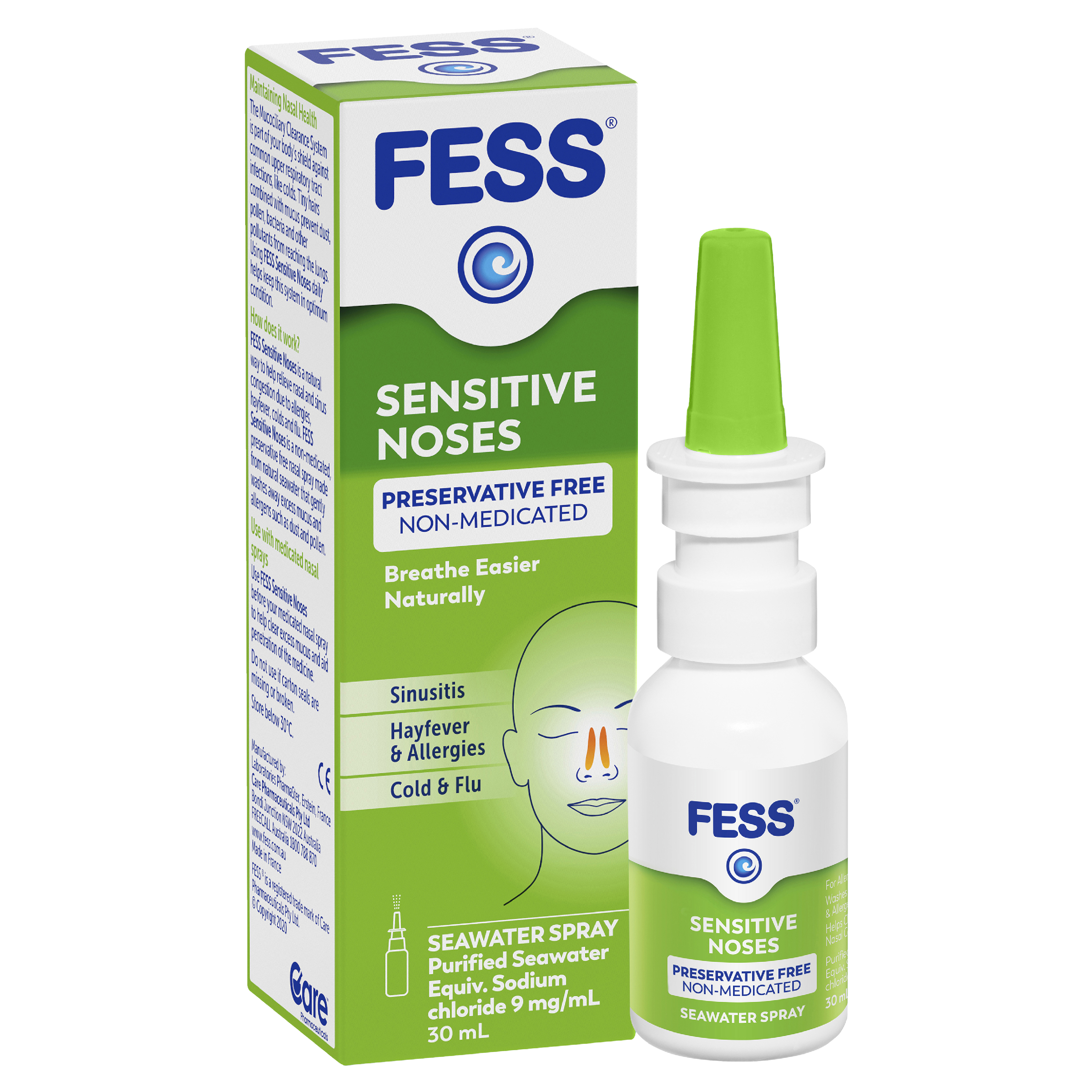 FESS SENSITIVE NOSES NASAL SPRAY 30ML - Image 10