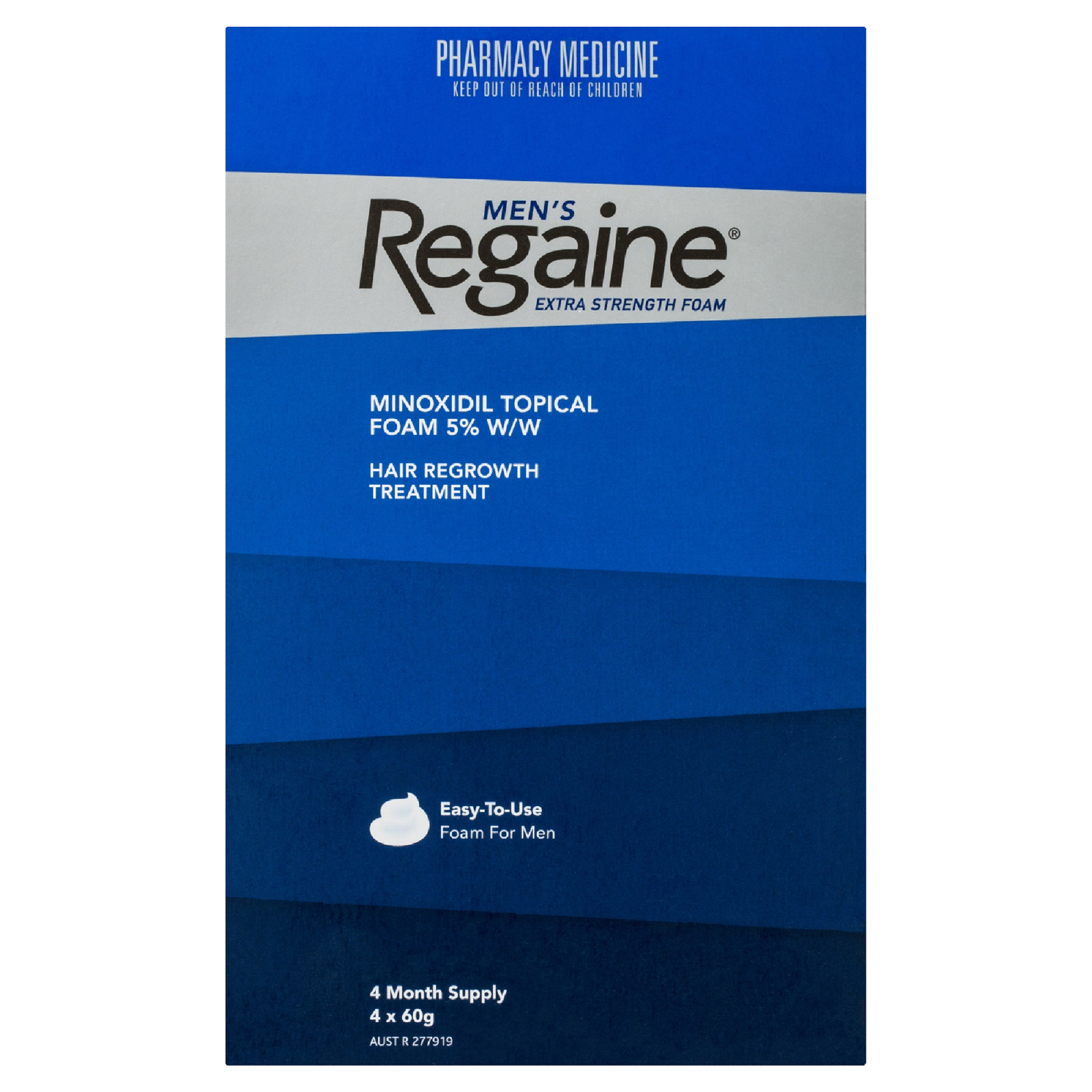REGAINE MENS EXTRA STRENGTH TREATMENT FOAM 5% 60G 4 PACK - Image 2
