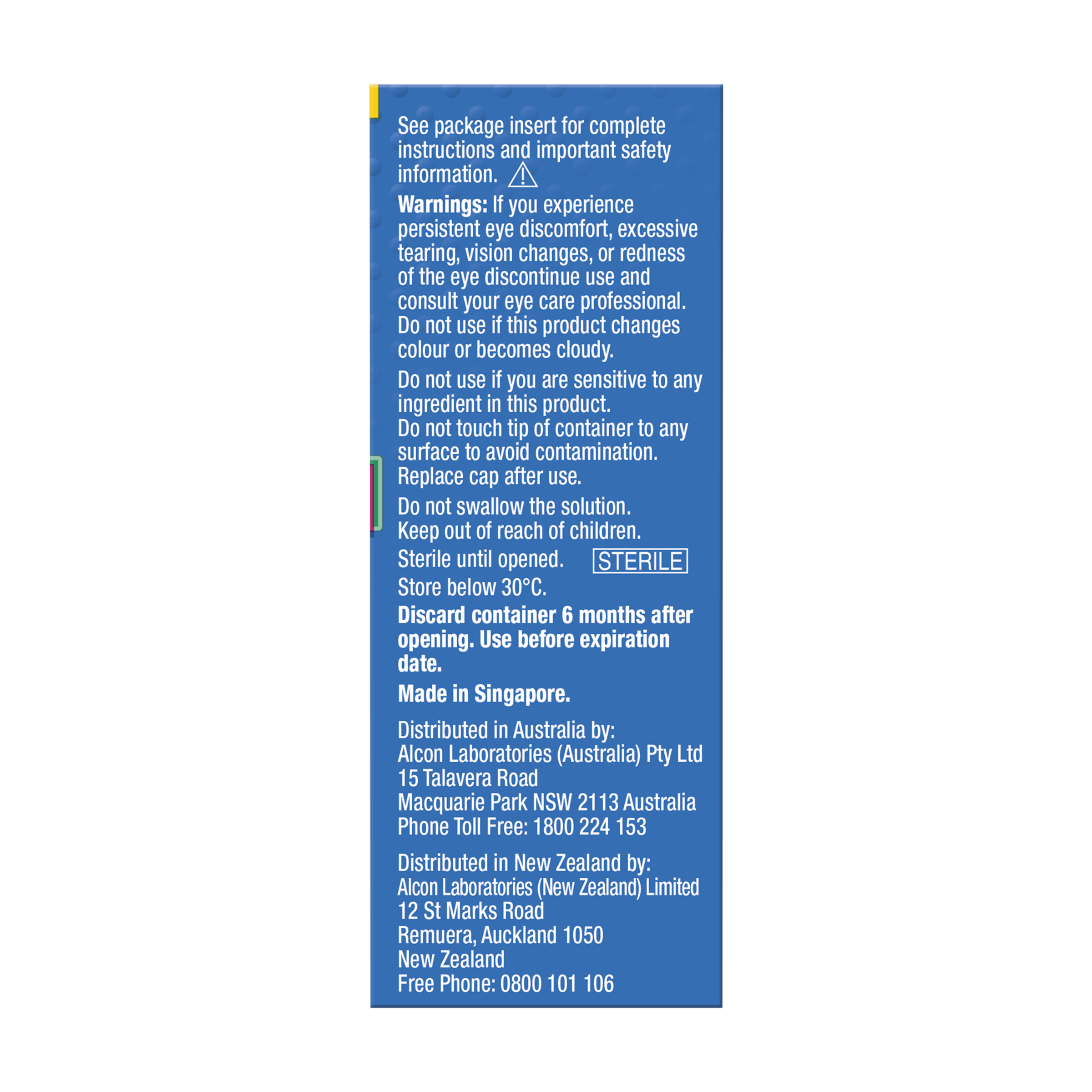 SYSTANE ULTRA LUBRICANT EYE DROPS 10ML - Image 6
