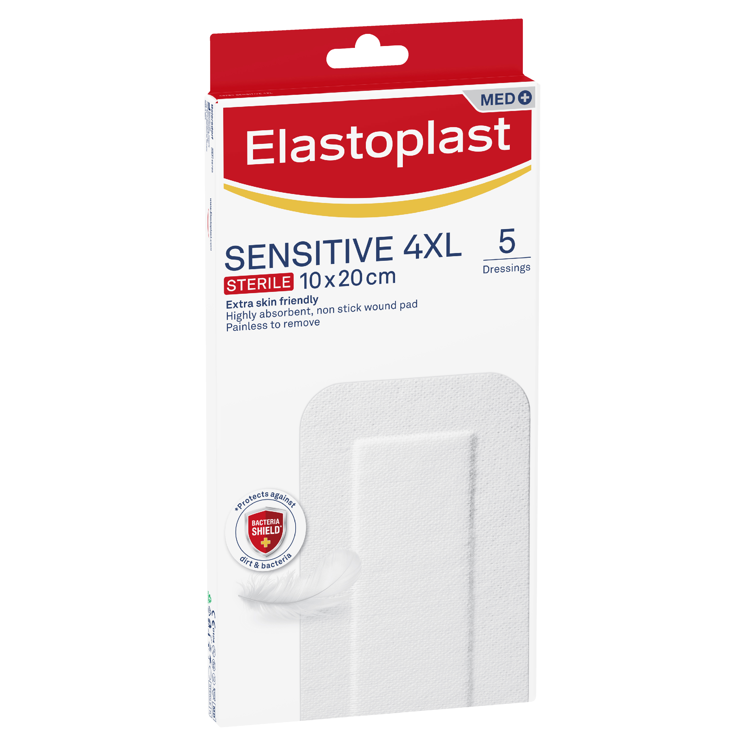 ELASTOPLAST SENSITIVE 4XL DRESSING 10CM X20CM 5 PACK - Image 8