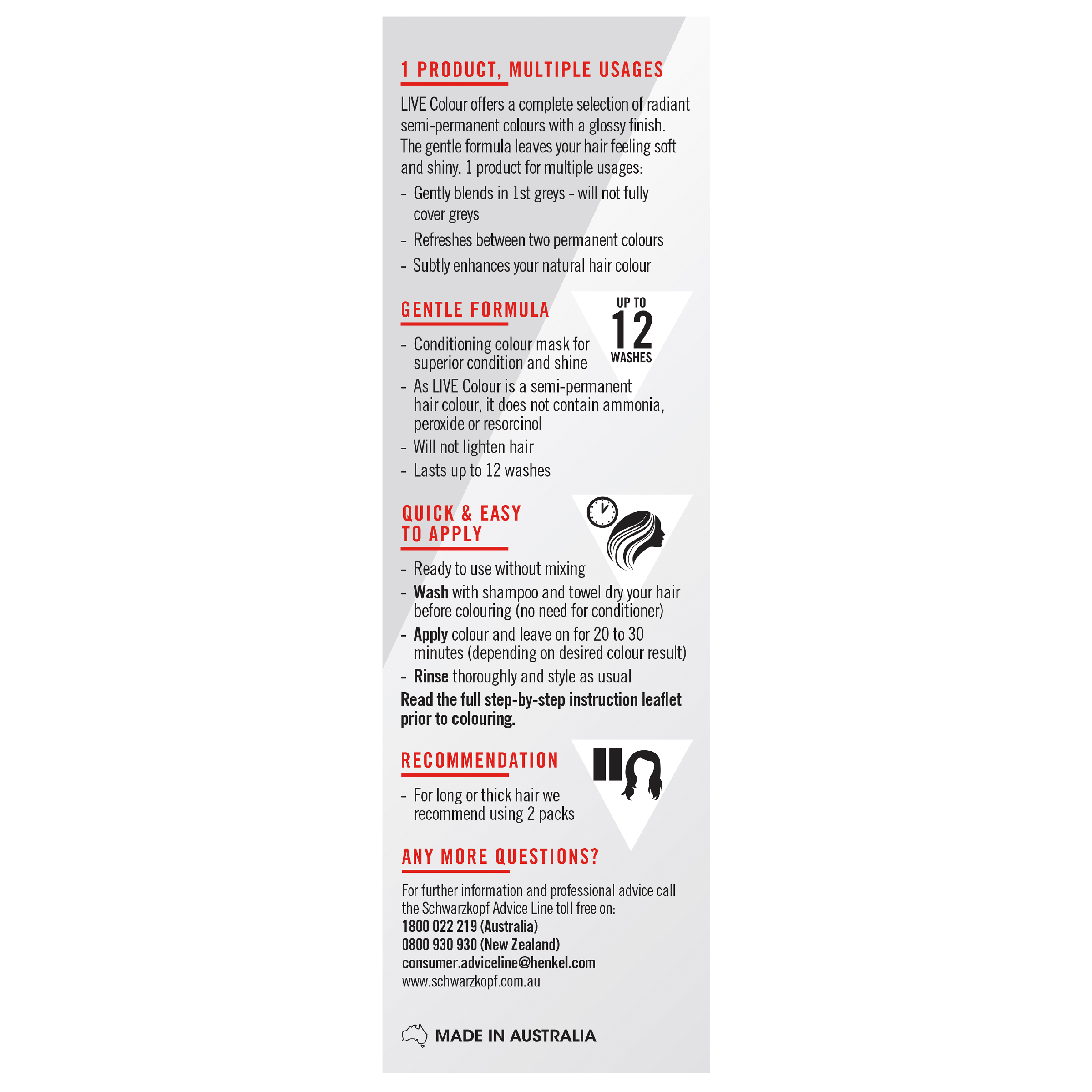 SCHWARZKOPF LIVE COLOUR NATURAL BROWN 75ML - Image 3