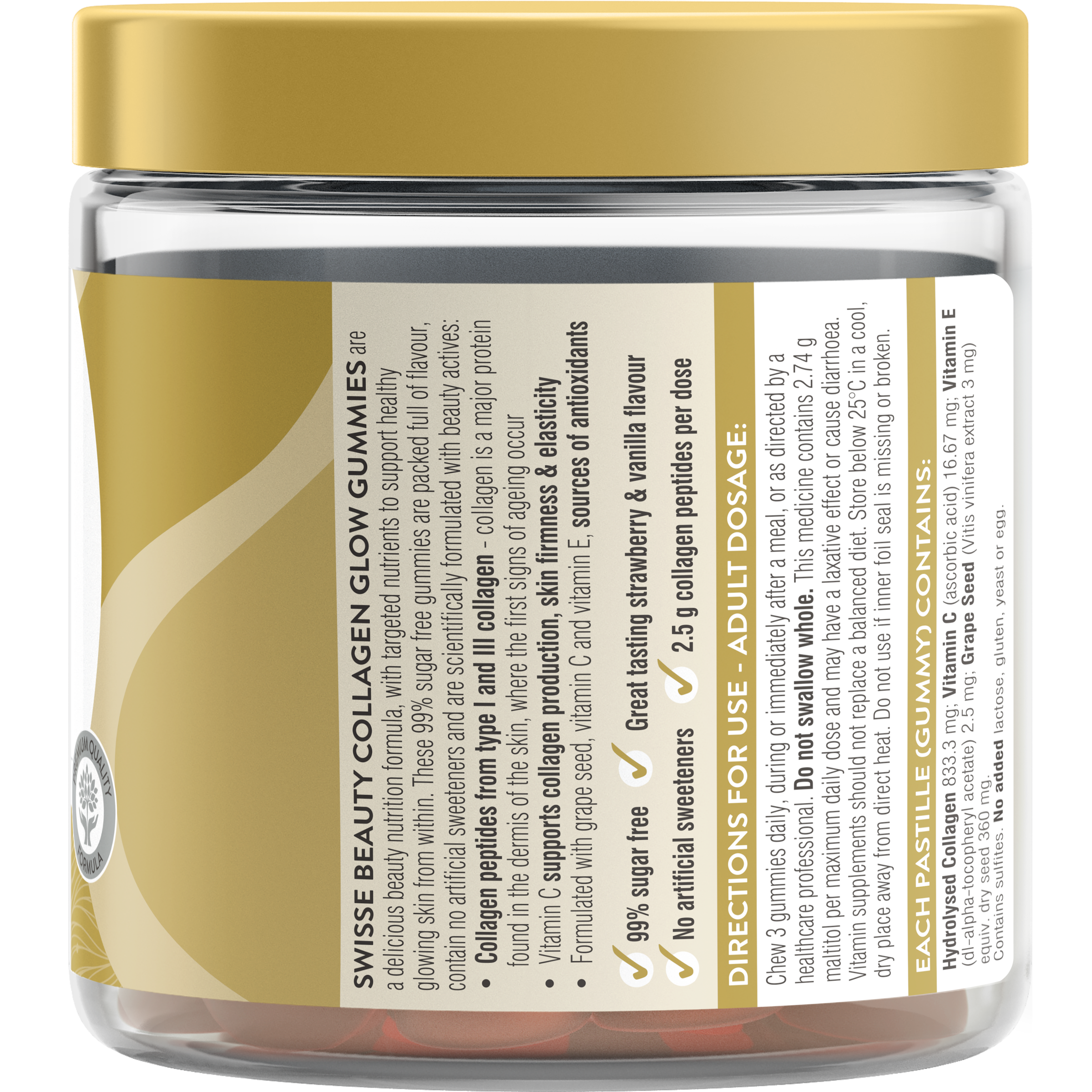 SWISSE BEAUTY COLLAGEN GLOW 45 GUMMIES - Image 2