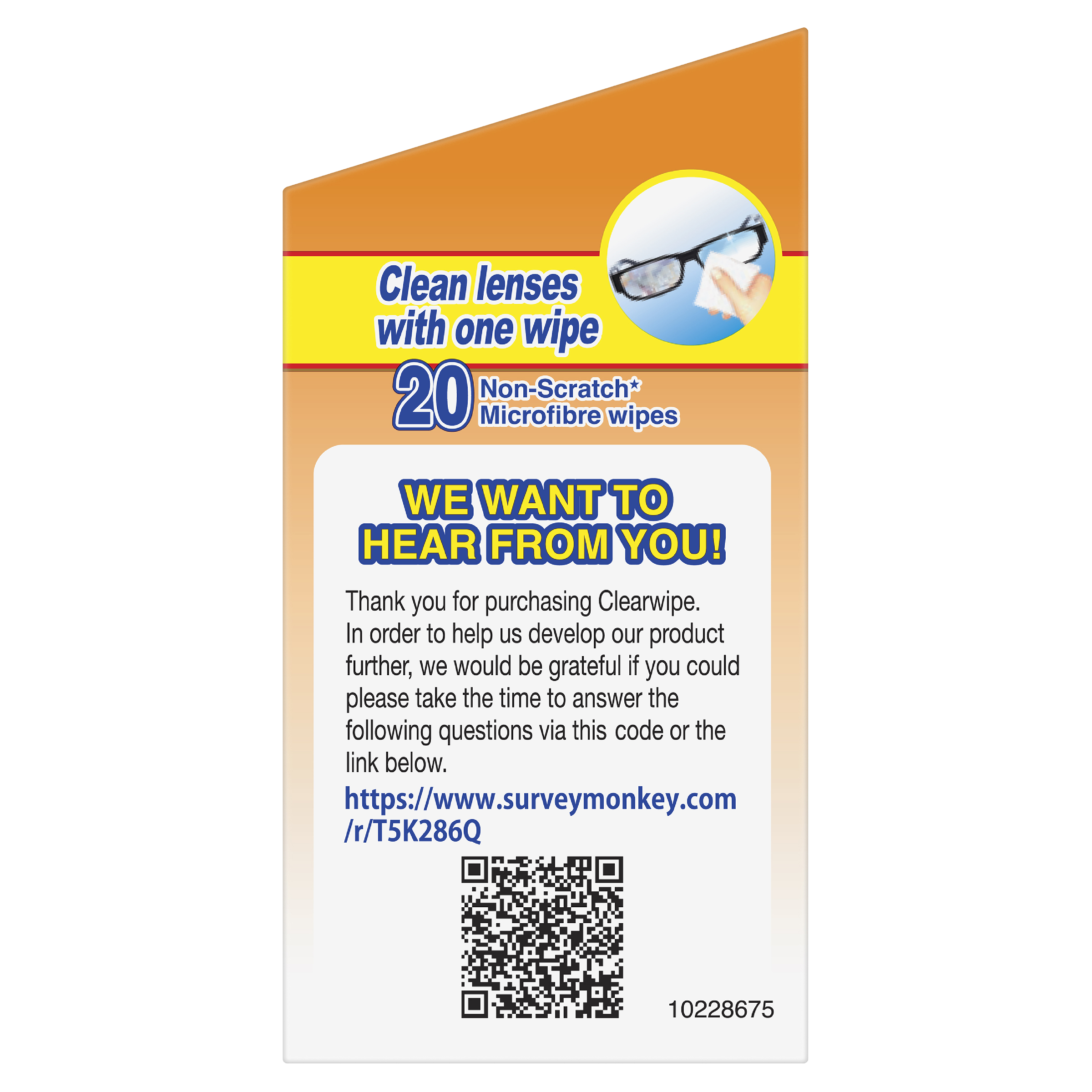 CLEARWIPE LENS CLEANER WIPES 20 PACK - Image 6