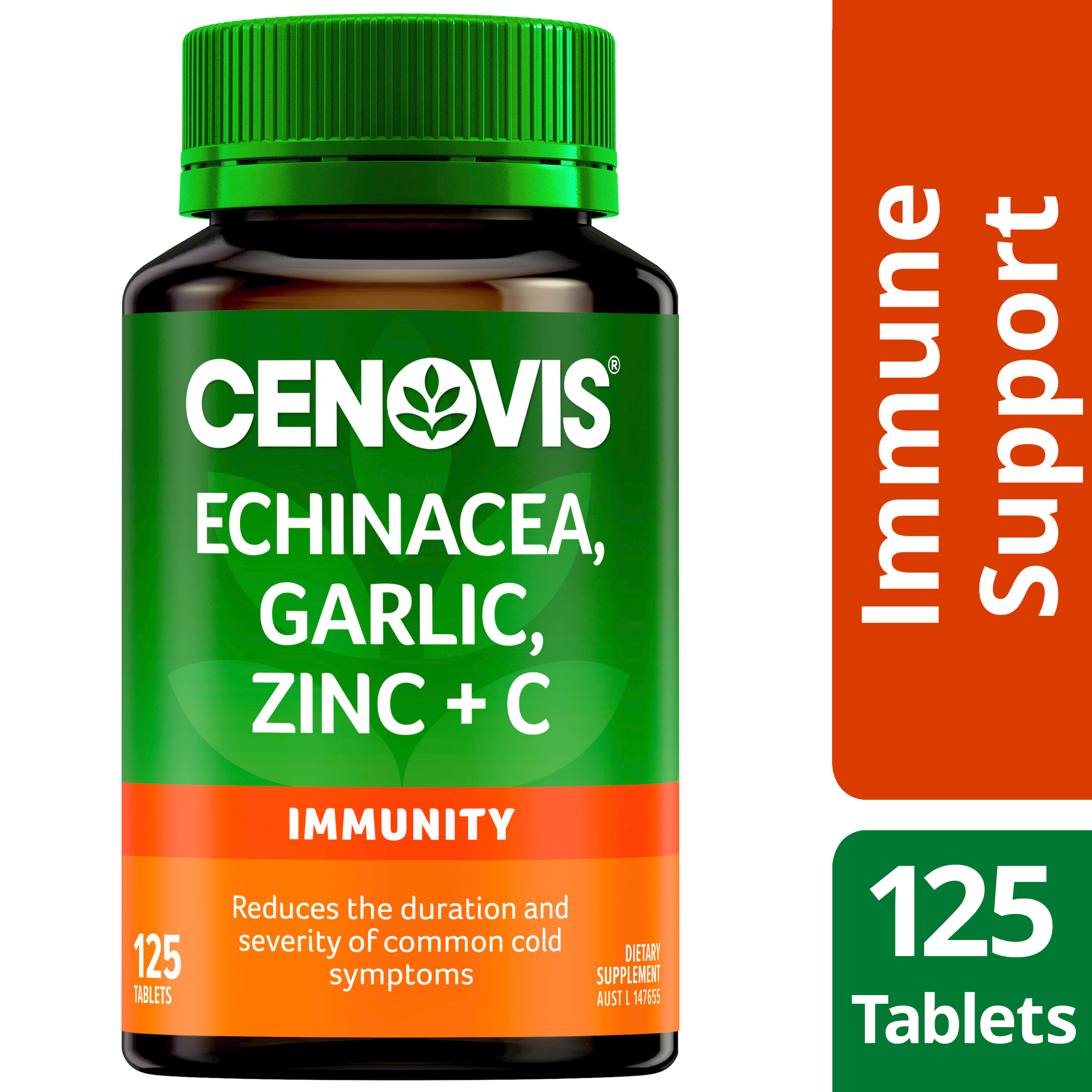 CENOVIS ECHINACEA GARLIC ZINC + C 125 TABLETS - Image 11