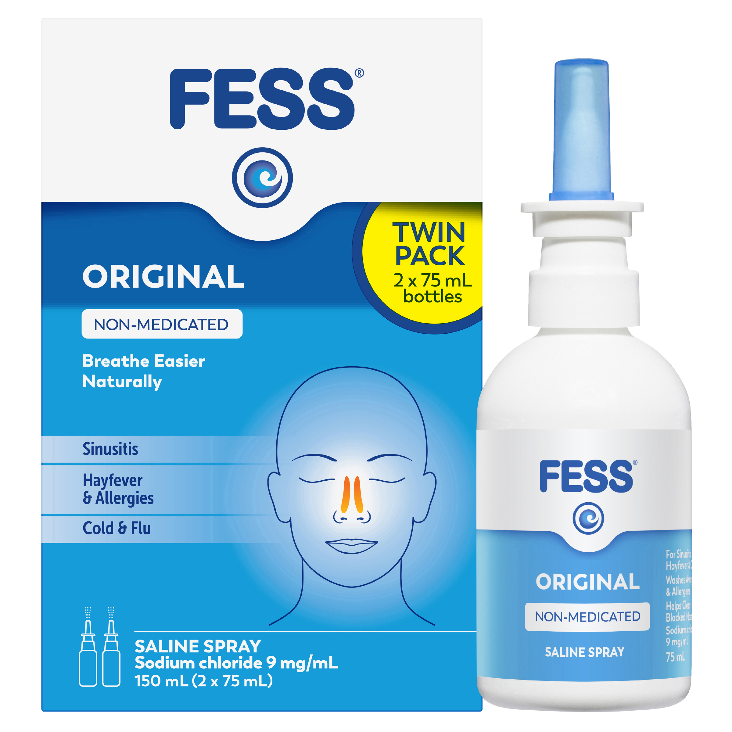 FESS NASAL SPRAY 2 X 75ML - Image 11