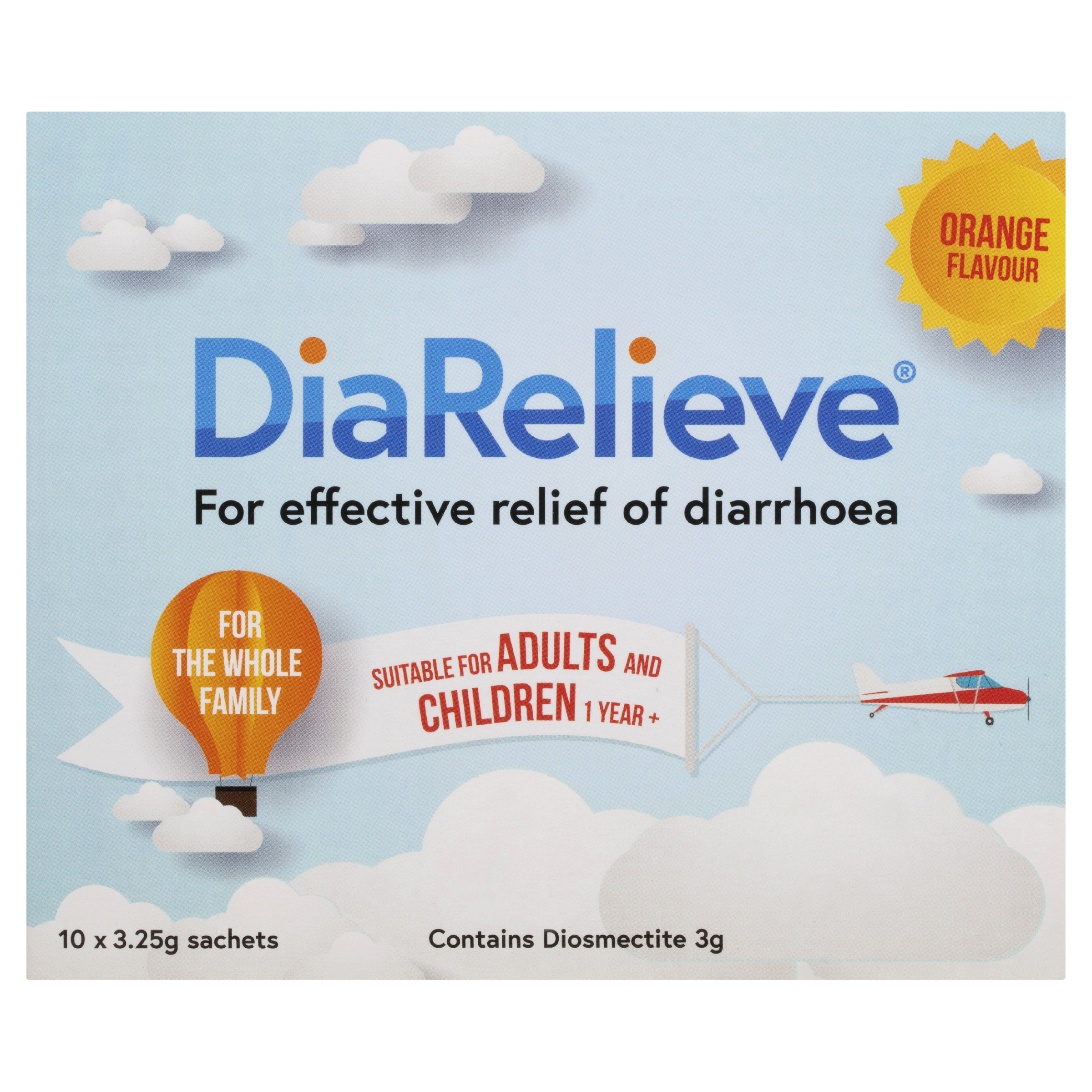 DIARELIEVE 3.25G 10 SACHETS - Image 2