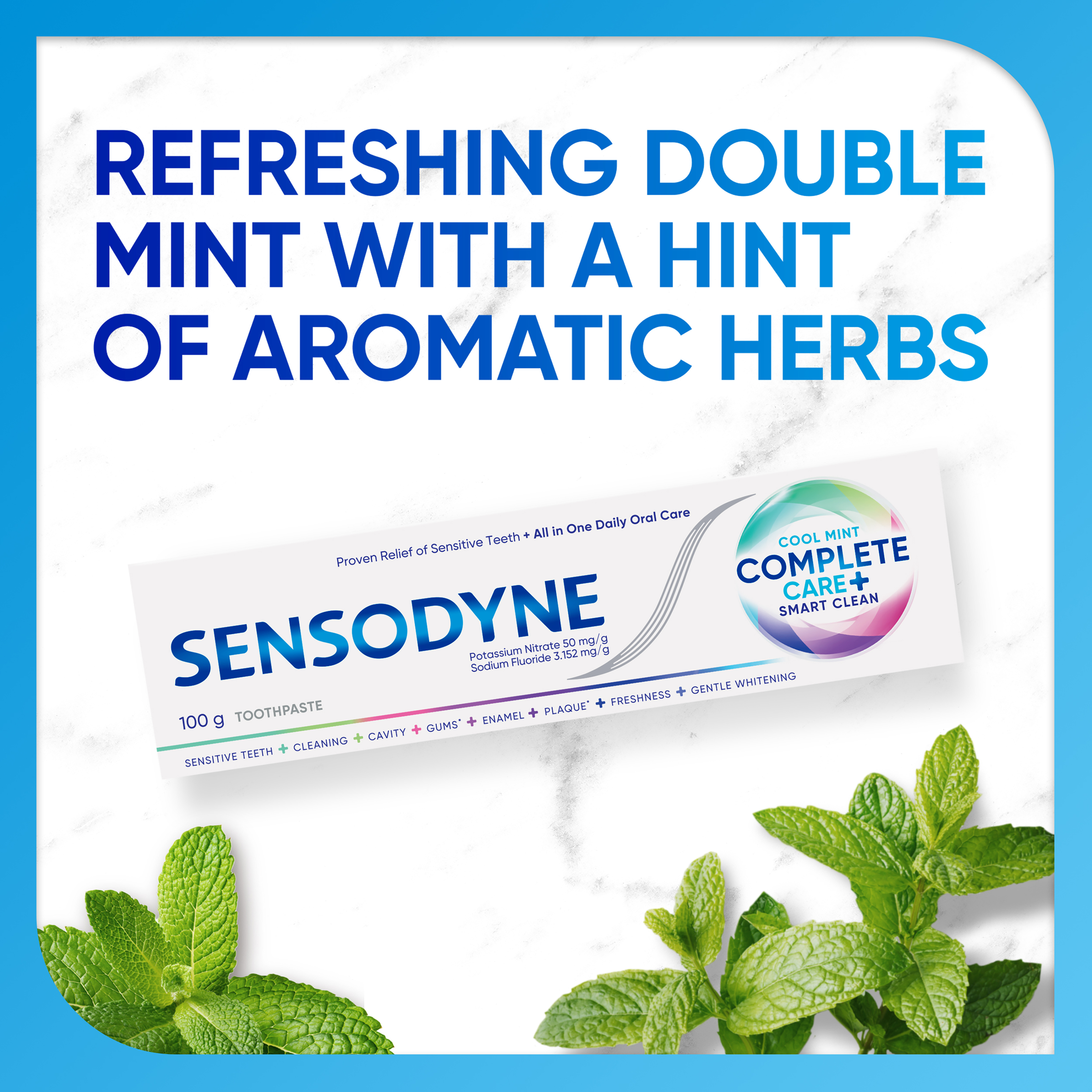 SENSODYNE COMPLETE CARE TOOTHPASTE COOL MINT 100G - Image 8