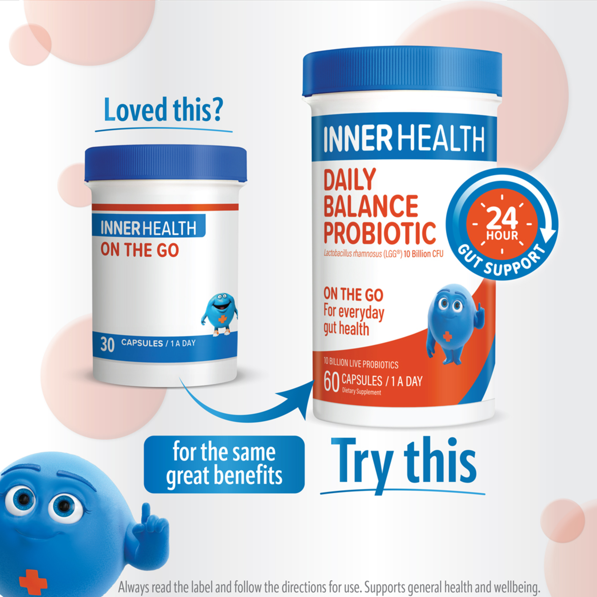 INNER HEALTH DAILY BALANCE PROBIOTIC 60 CAPSULES - Image 6