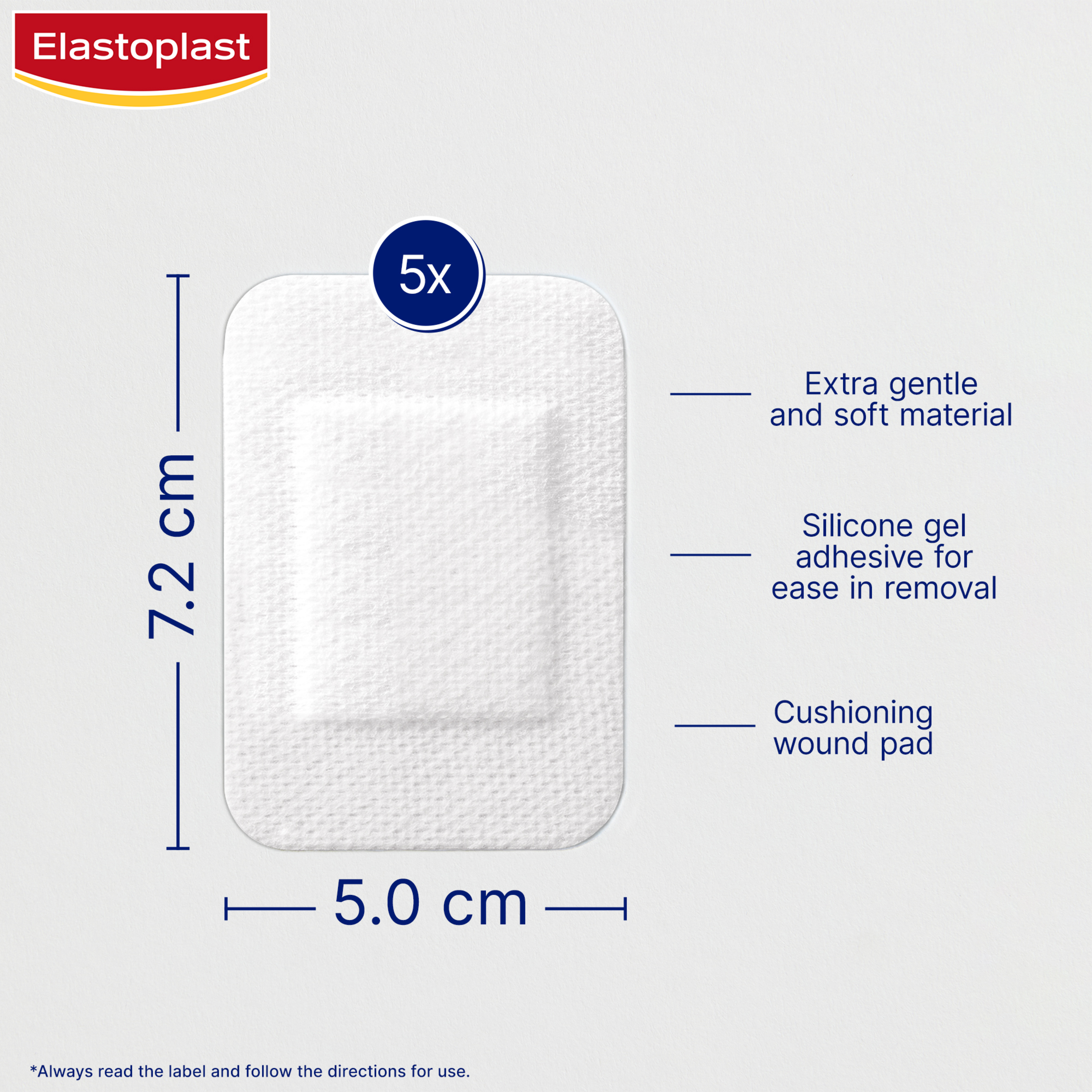 ELASTOPLAST SILICONE SOFT XL 5 PACK - Image 3