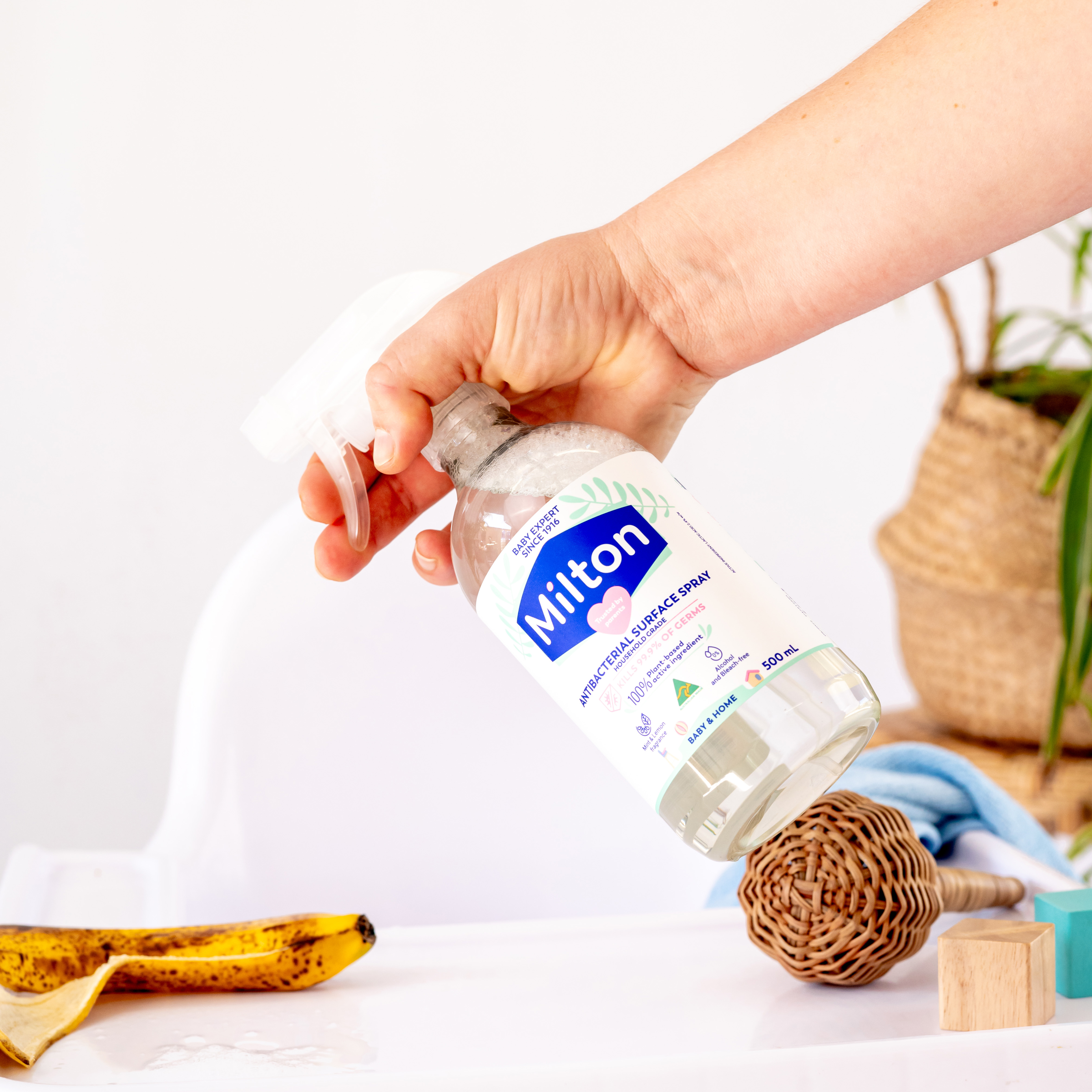 MILTON ANTIBACTERIAL SURFACE SPRAY 500ML - Image 3
