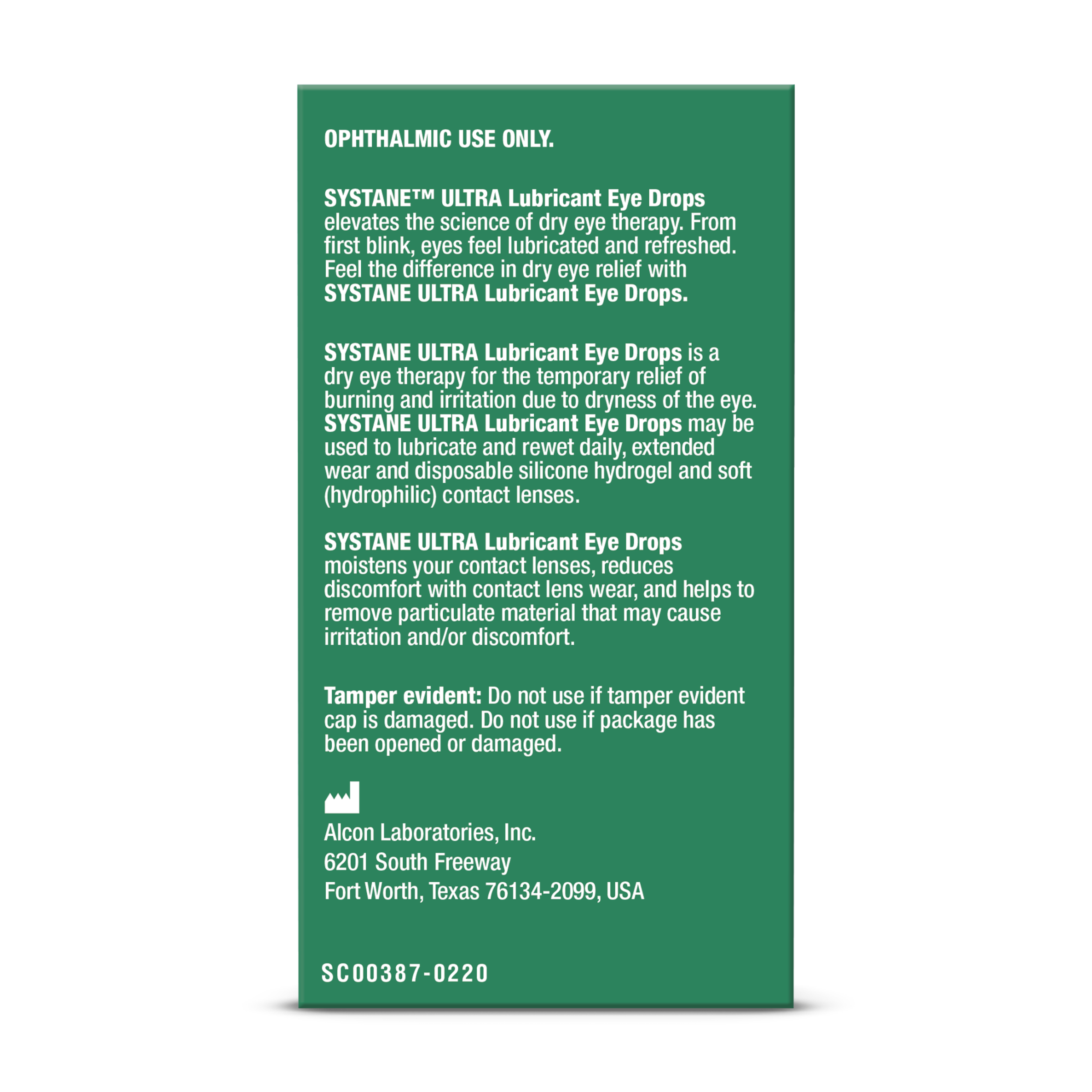 SYSTANE ULTRA LUBRICANT EYE DROPS 10ML - Image 4
