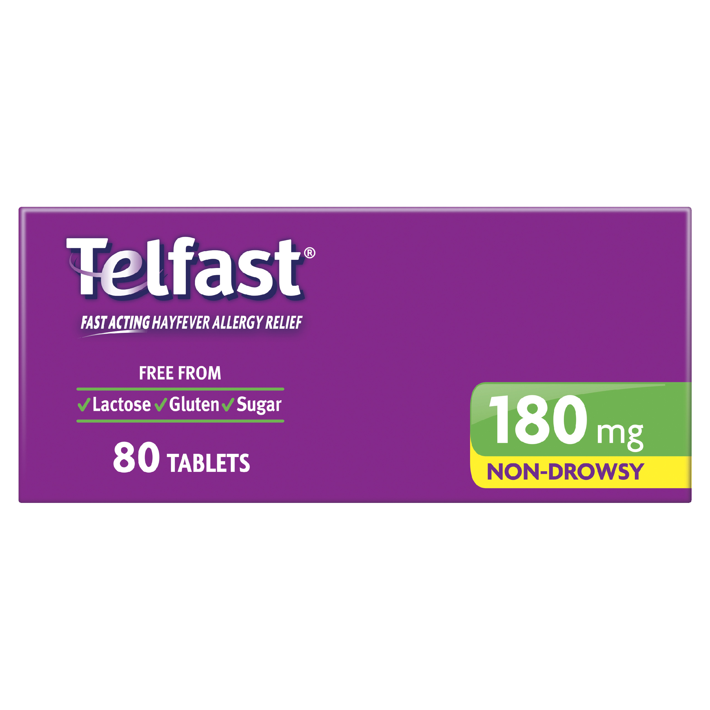 TELFAST 180MG 80 TABLETS - Image 4