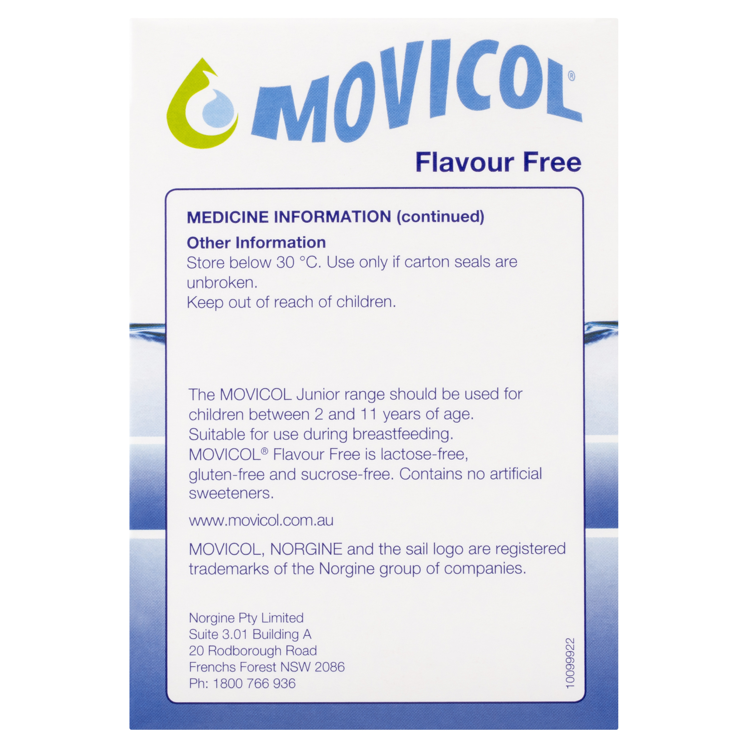 MOVICOL FLAVOUR FREE SACHETS 30 PACK - Image 3