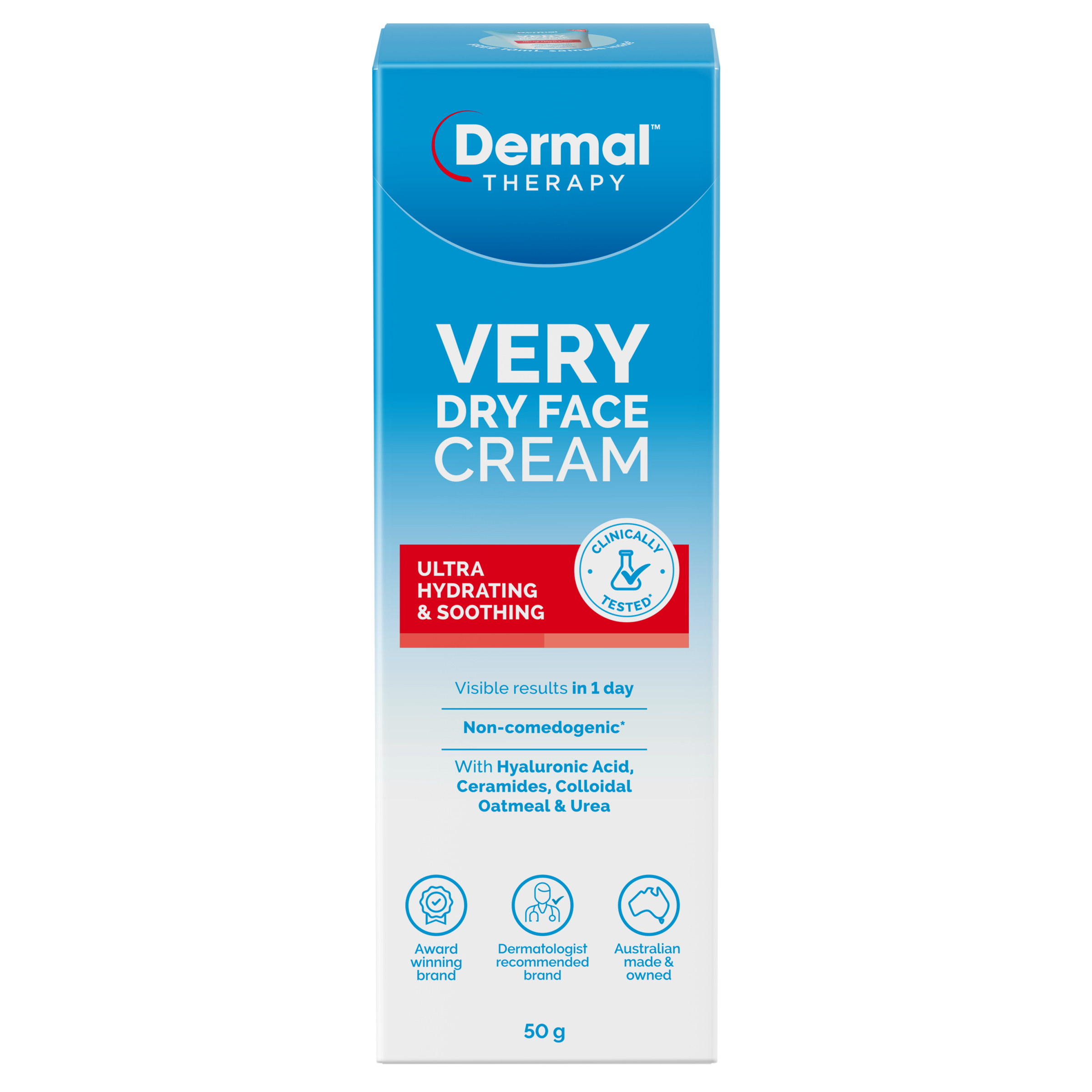 DERMAL THERAPY VERY DRY FACE CREAM 50G - Image 3