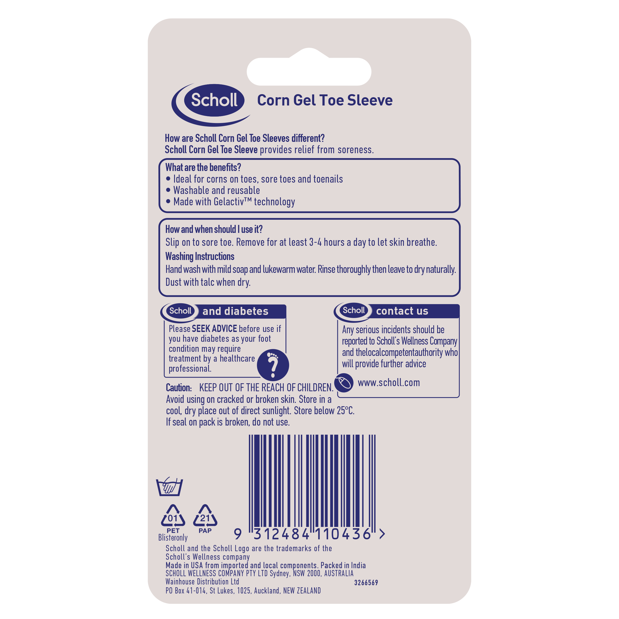 SCHOLL GEL TOE PROTECTOR 1 PACK - Image 2