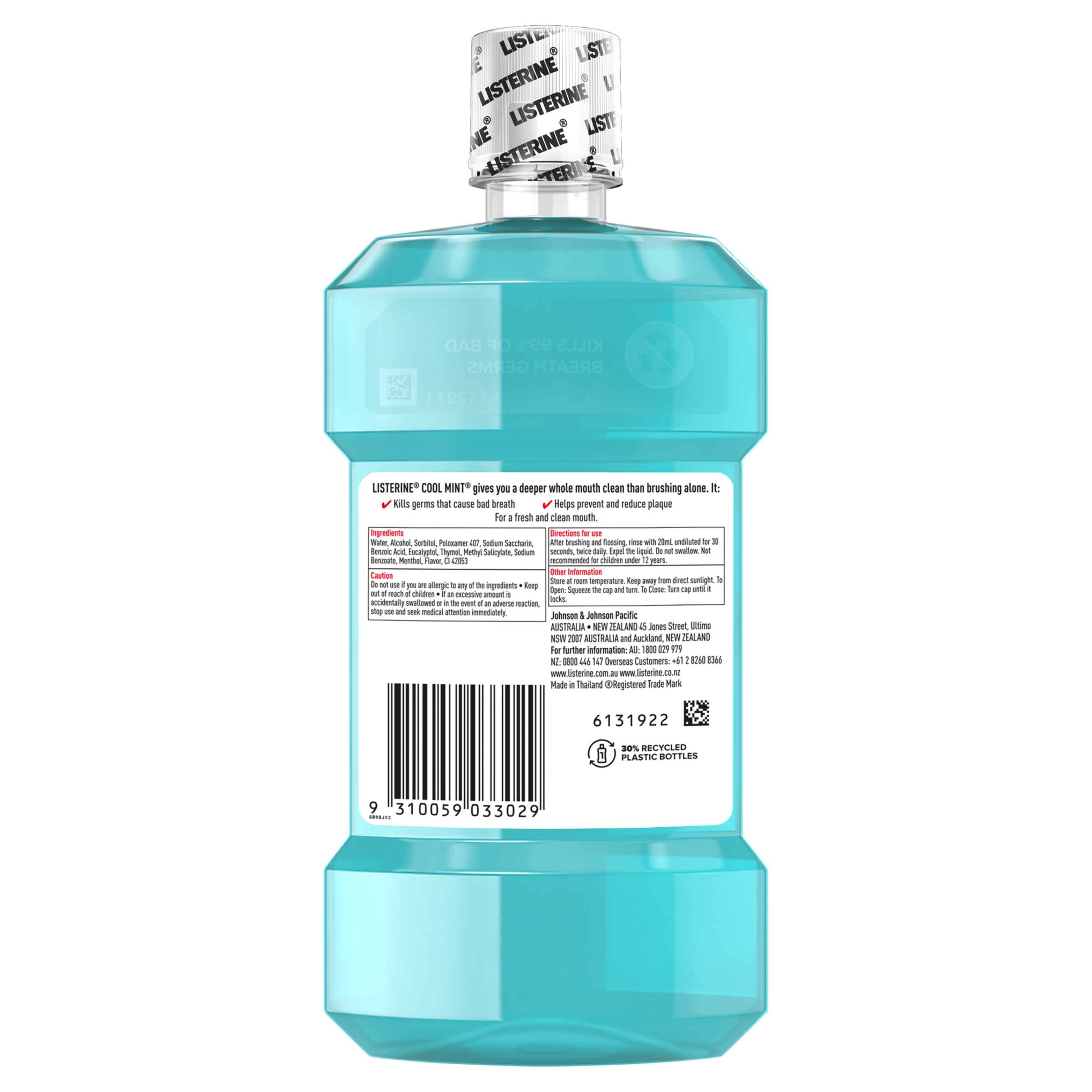 LISTERINE MOUTH WASH COOL MINT 250ML - Image 2