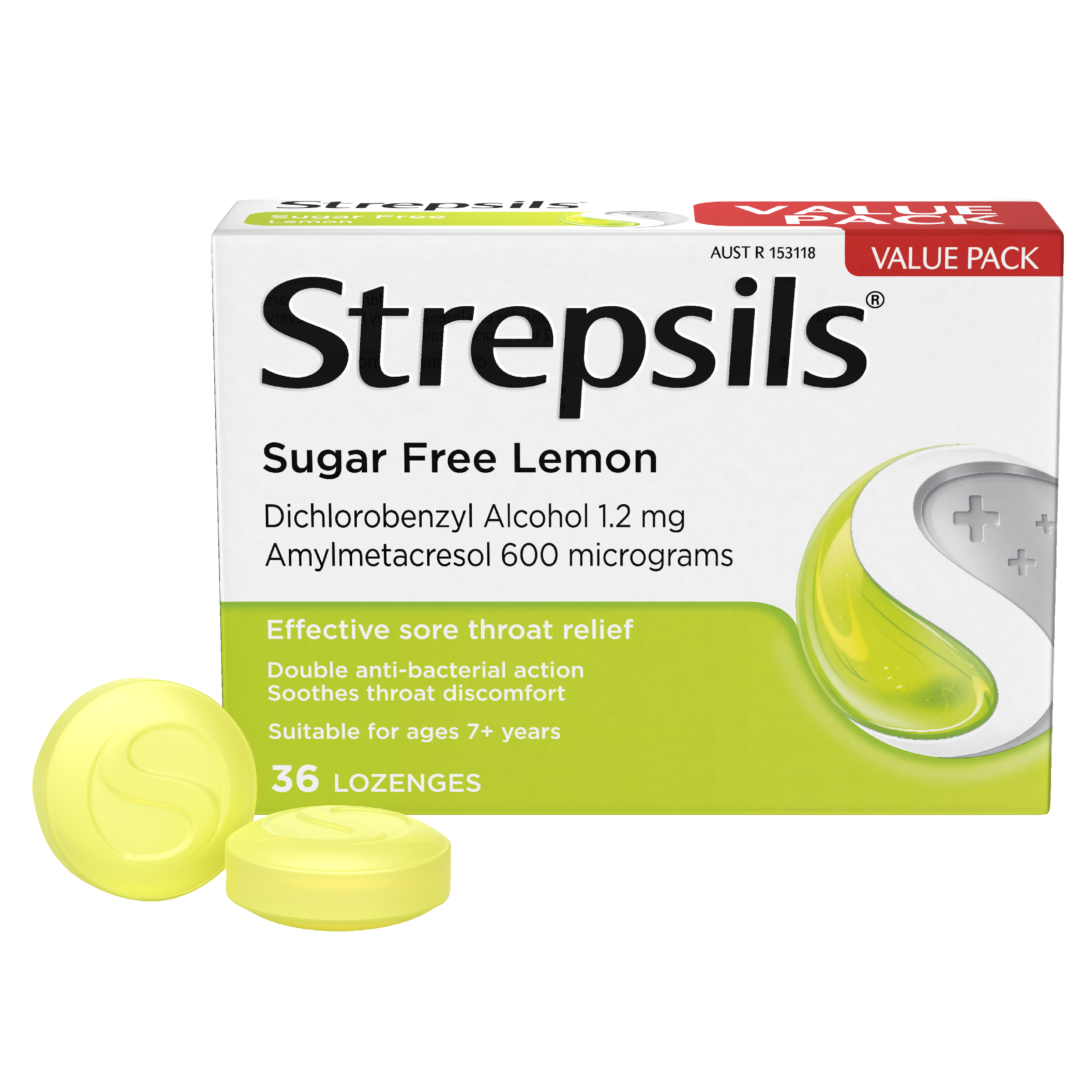 STREPSILS LEMON SUGAR FREE 16 LOZENGES - Image 7