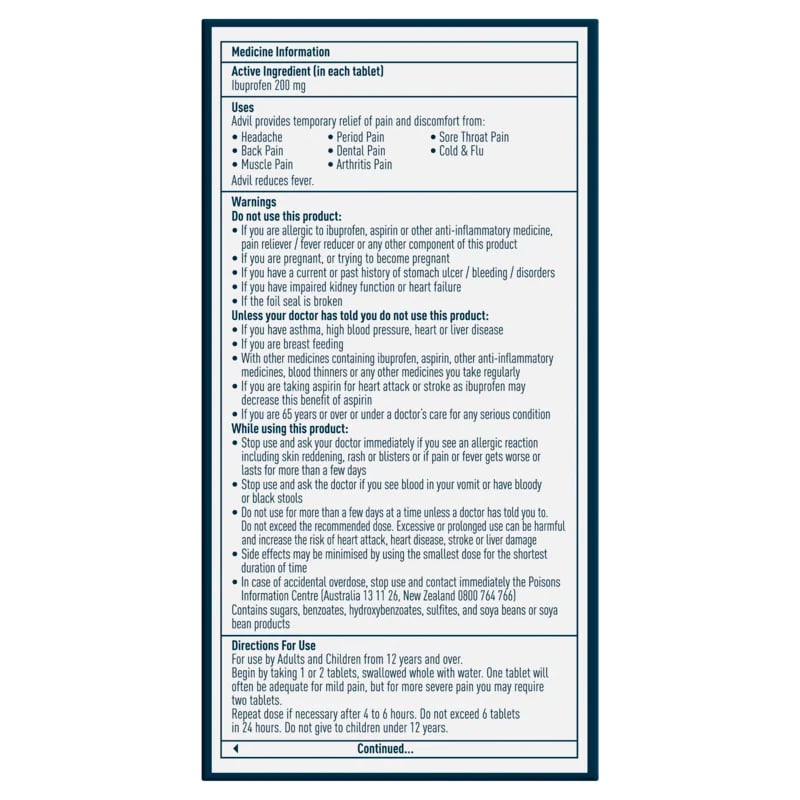 ADVIL 24 TABLET - Image 2