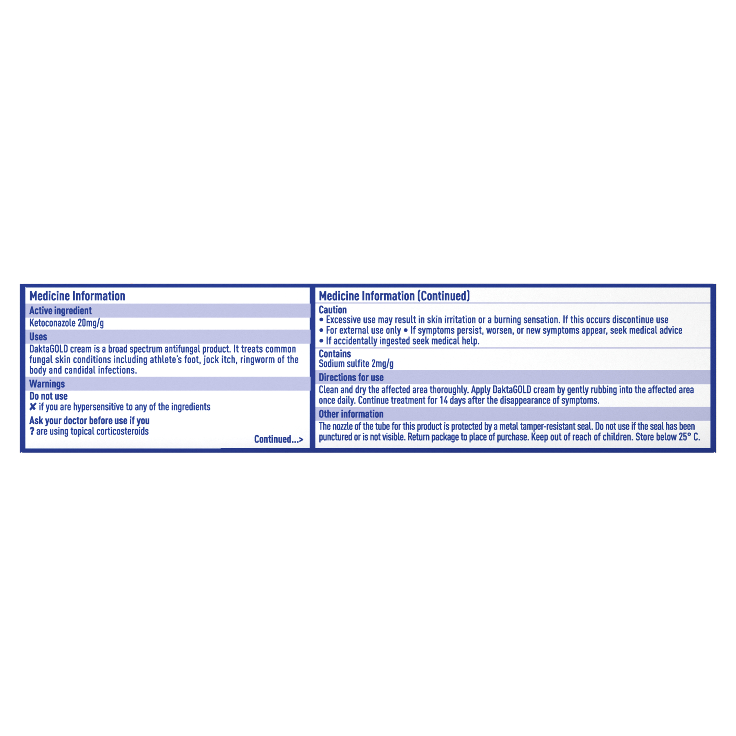DAKTAGOLD ONCE DAILY CREAM FOR ATHLETES FOOT 30G - Image 4