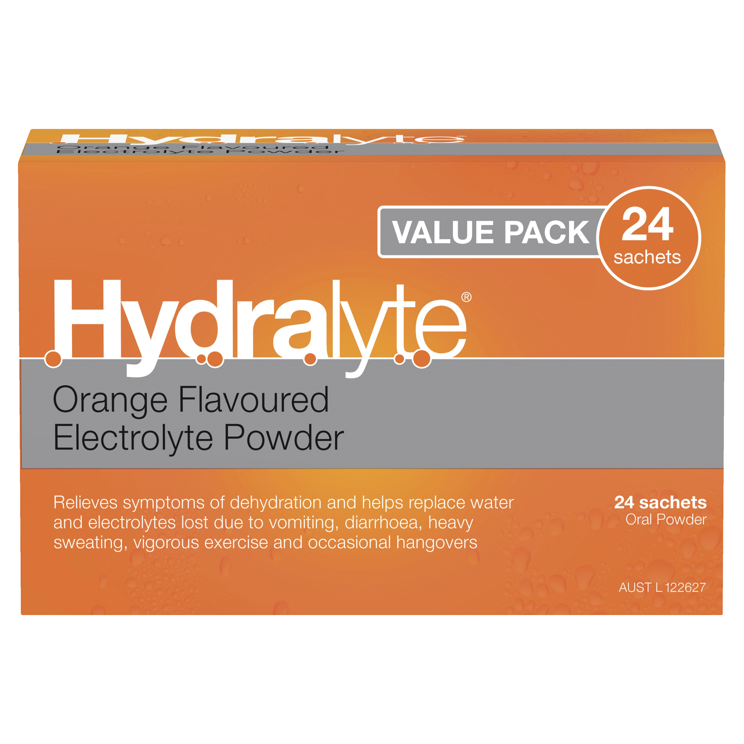 HYDRALYTE ORANGE SACHET 24 PACK - Image 2