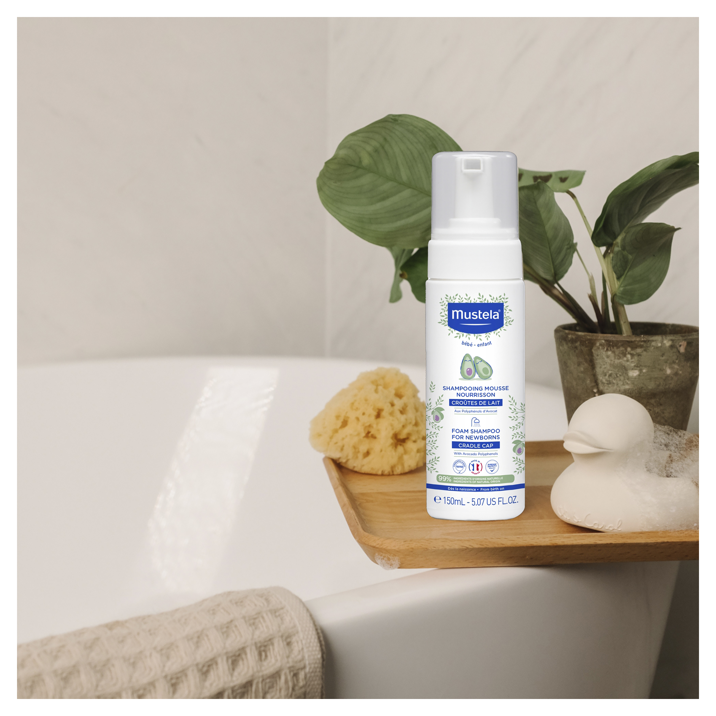 MUSTELA BEBE FOAM SHAMPOO NEWBORNS 150ML - Image 6