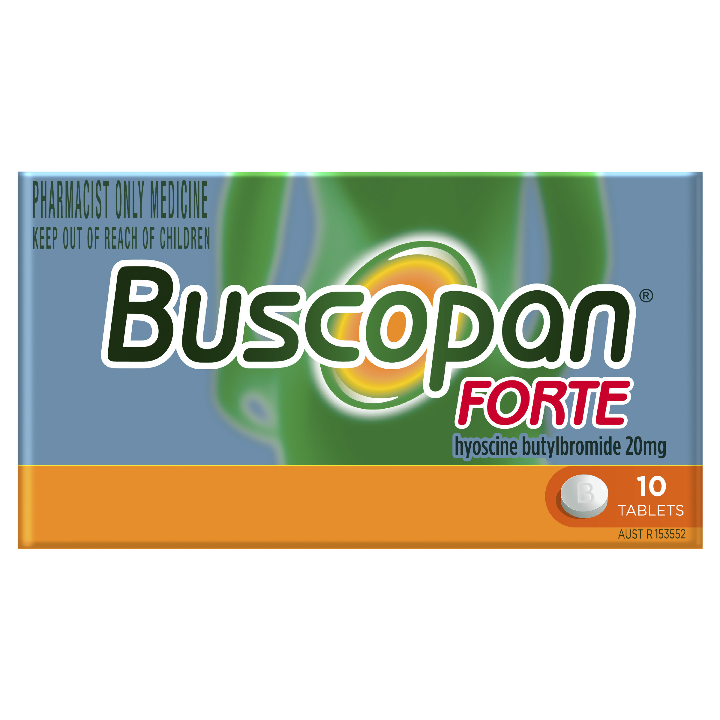 BUSCOPAN FORTE 20MG 10 TABLETS - Image 3