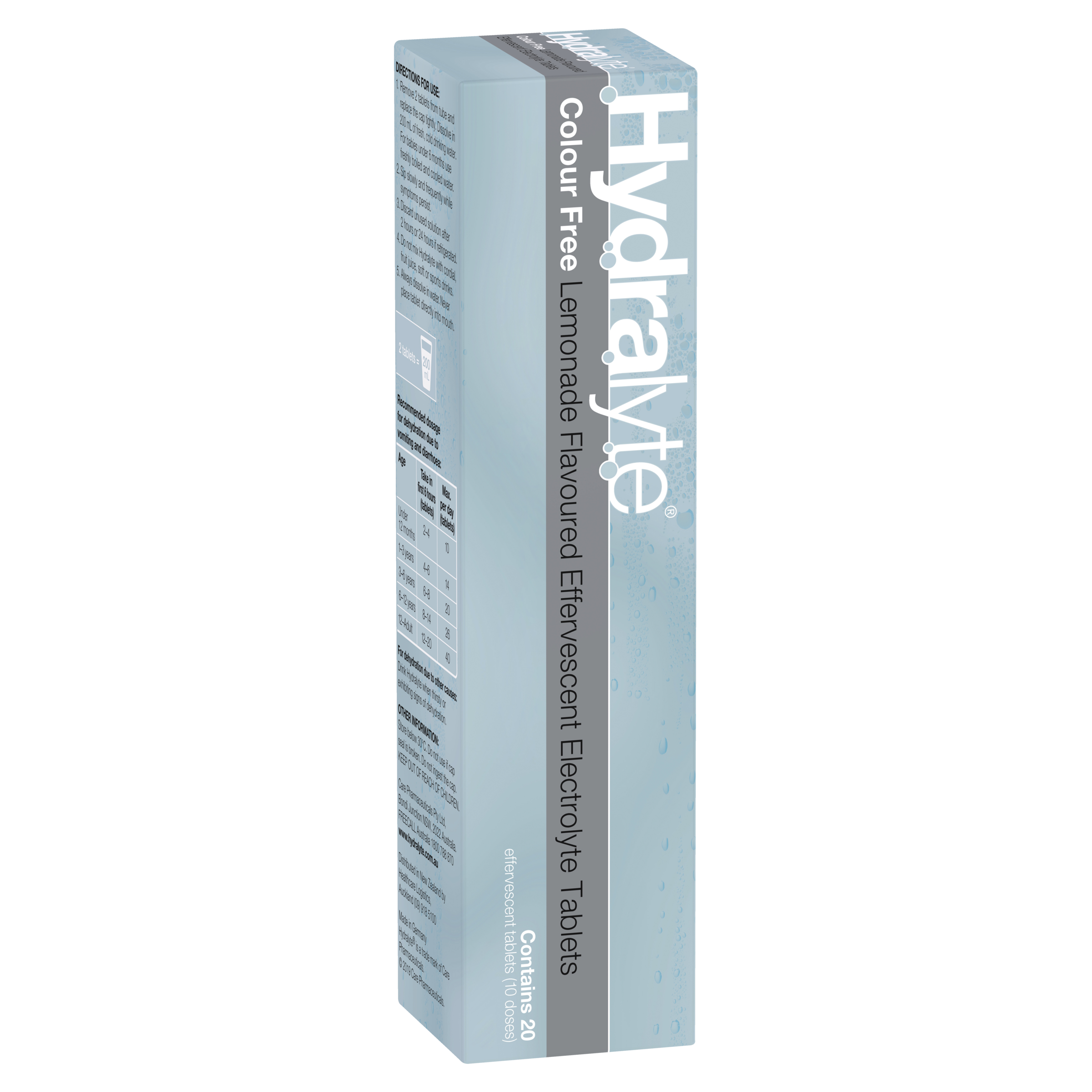 HYDRALYTE EFFERVESCENT LEMONADE 20 TABLETS - Image 8