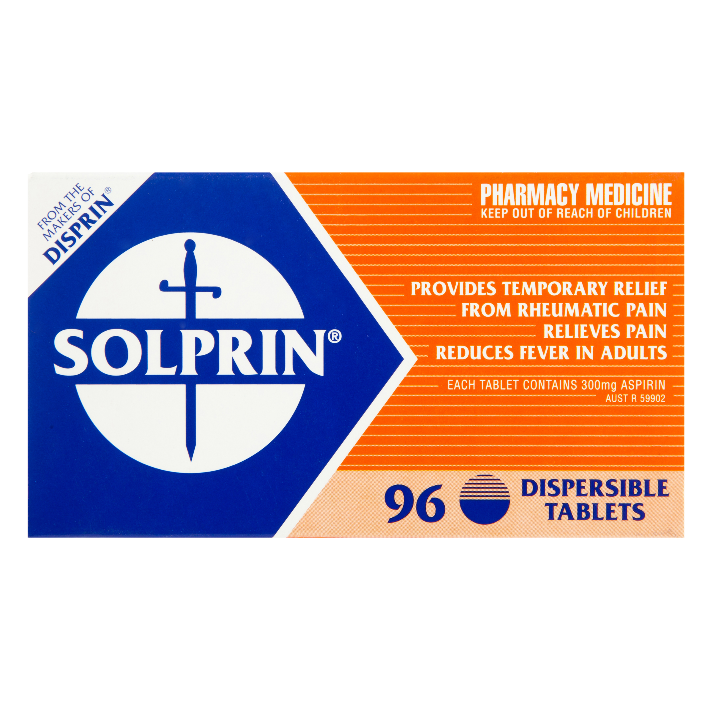 SOLPRIN ASPIRIN 300MG 96 TABLET - Image 2
