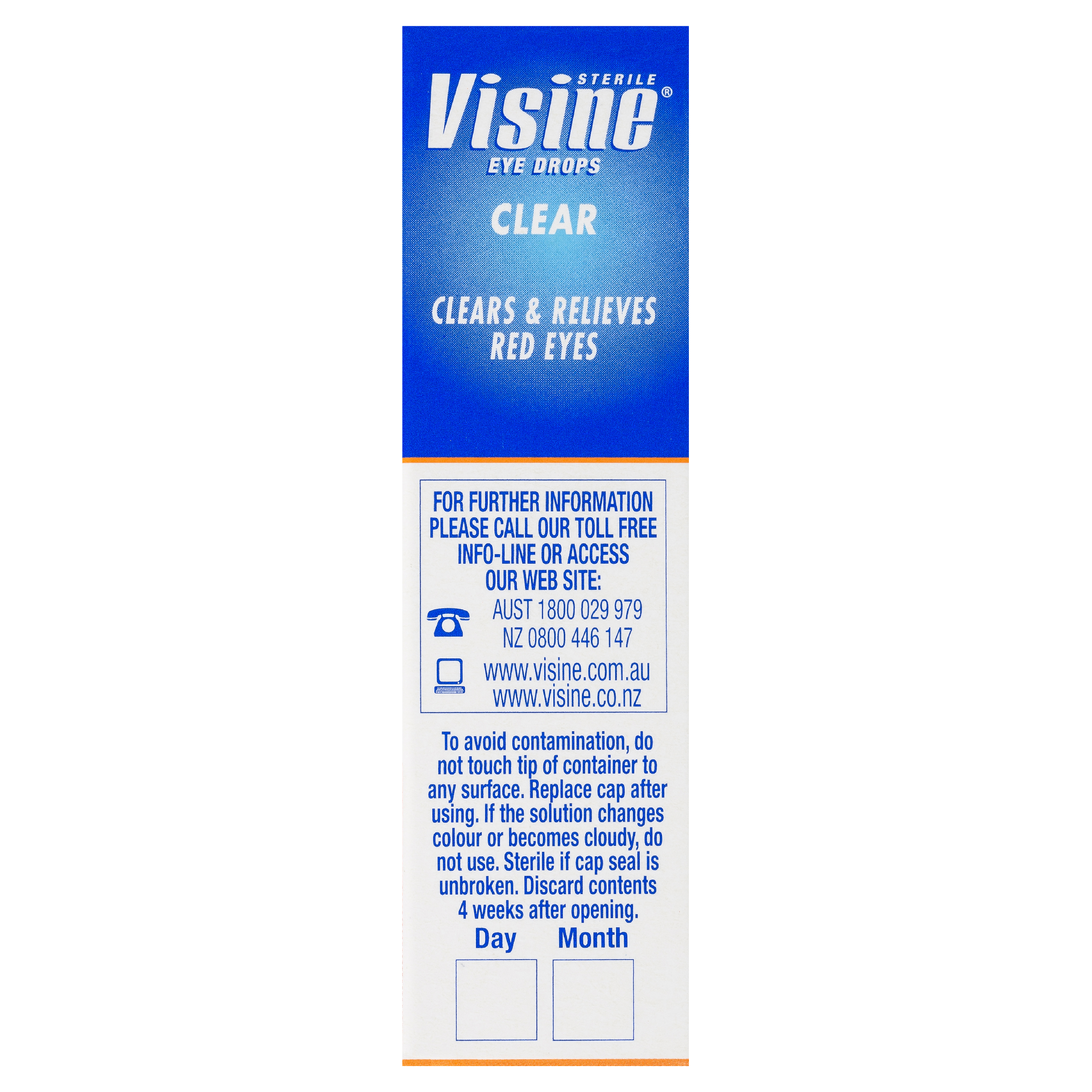 VISINE CLEAR EYE DROPS 15ML - Image 6