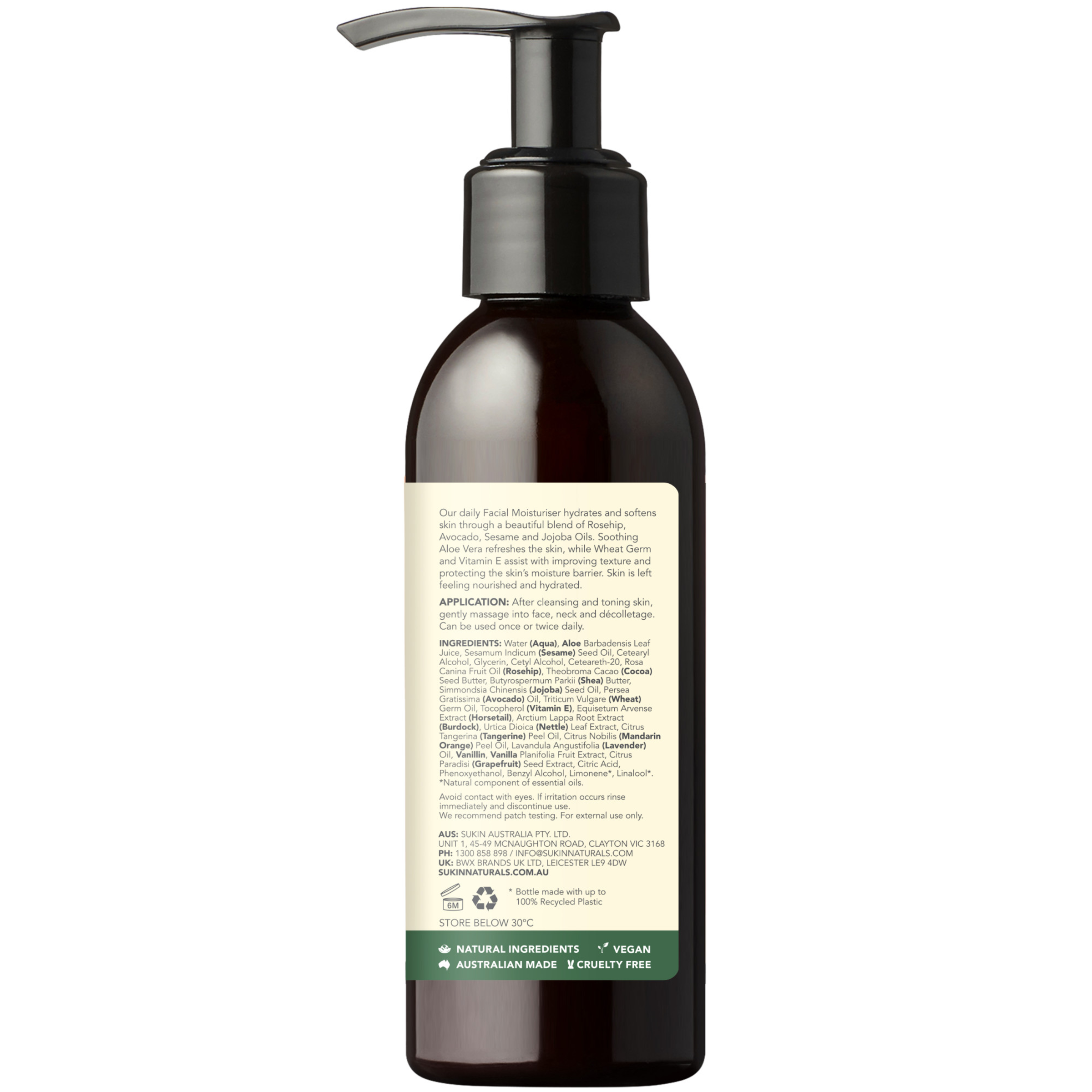 SUKIN SIGNATURE MOISTURISER 125ML - Image 4