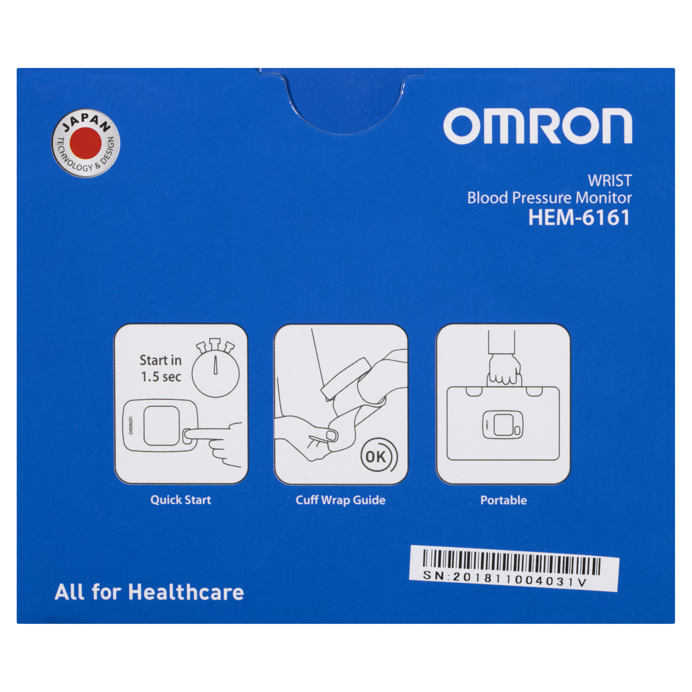 OMRON BLOOD PRESSURE MONITOR WRIST HEM6161 - Image 5